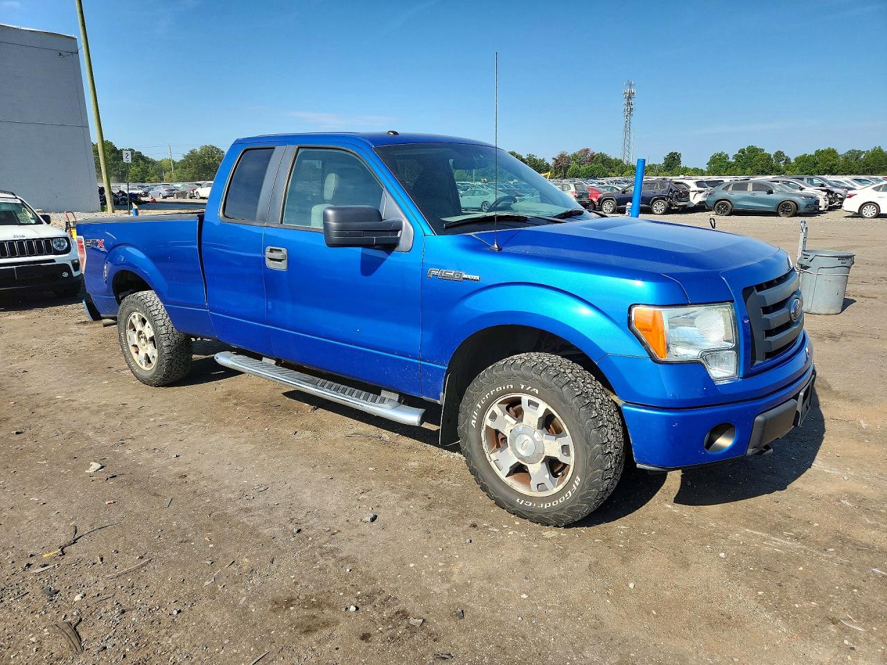 2010 Ford F150 Super Cab Blue vin: 1FTEX1E8XAFD49607