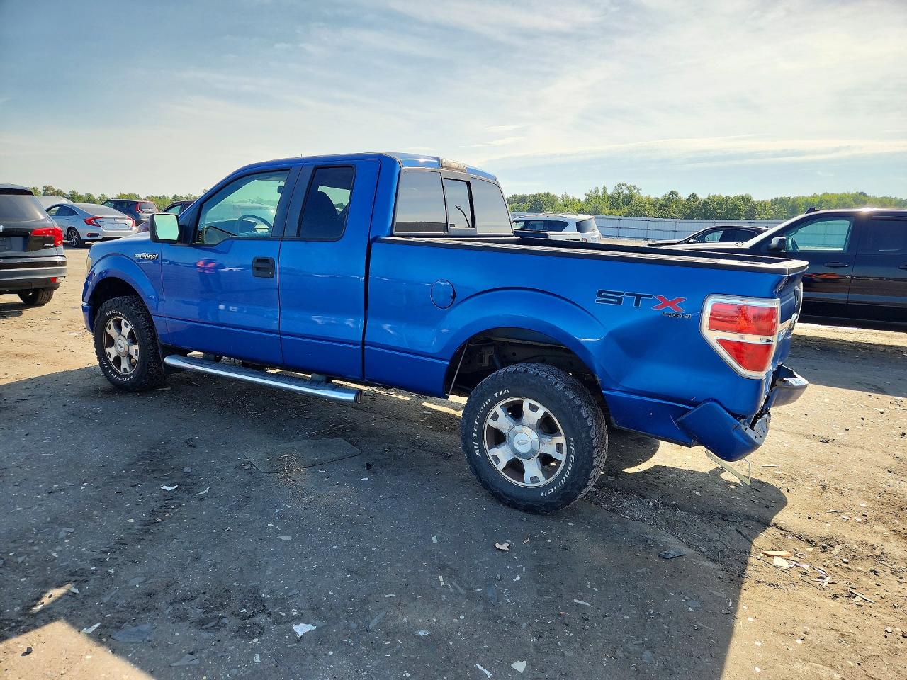 2010 Ford F150 Super Cab Blue vin: 1FTEX1E8XAFD49607