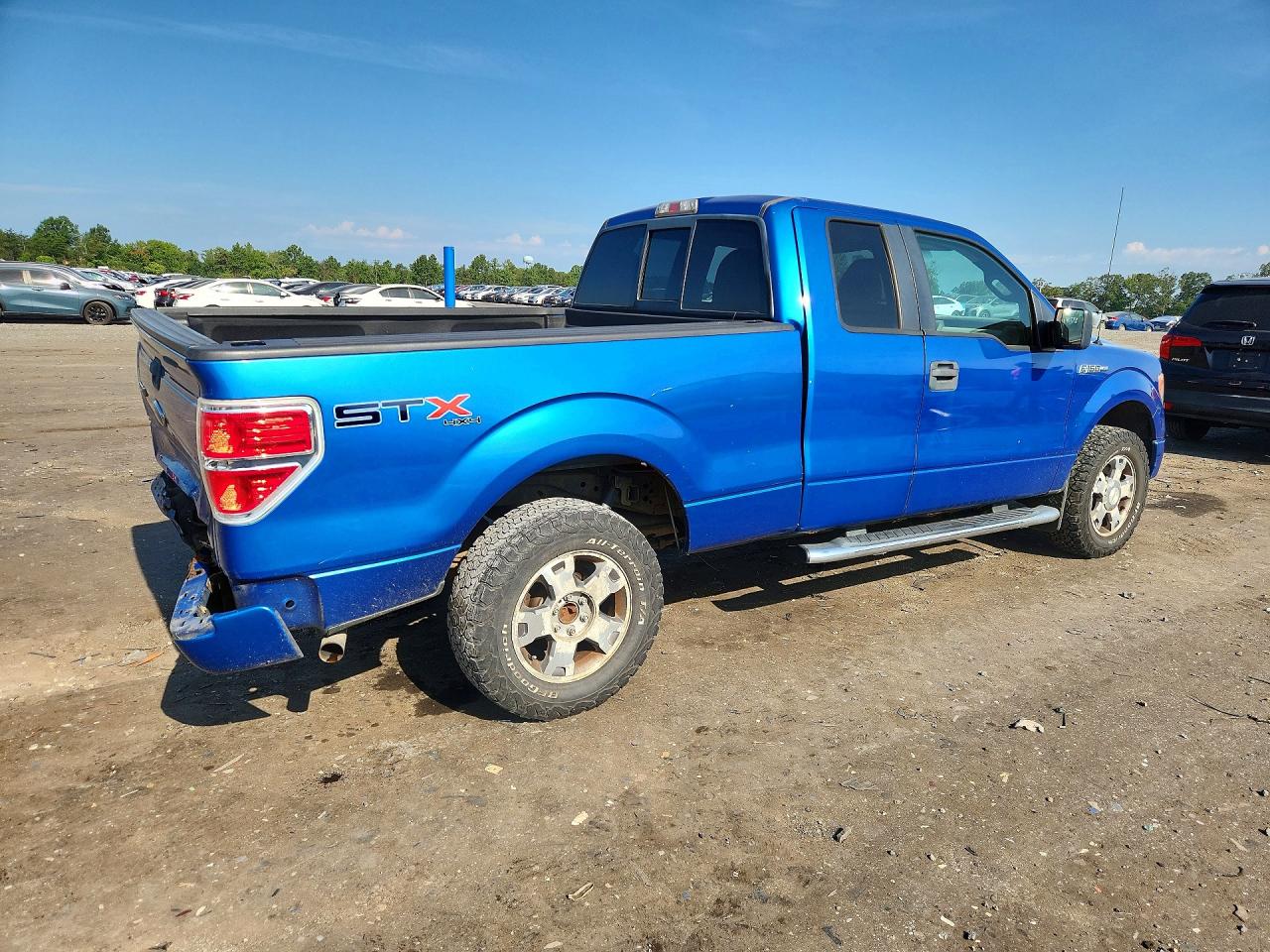 2010 Ford F150 Super Cab Blue vin: 1FTEX1E8XAFD49607