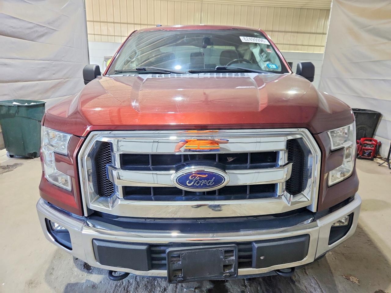 2016 Ford F150 Super Cab Burgundy vin: 1FTEX1E8XGFD07978