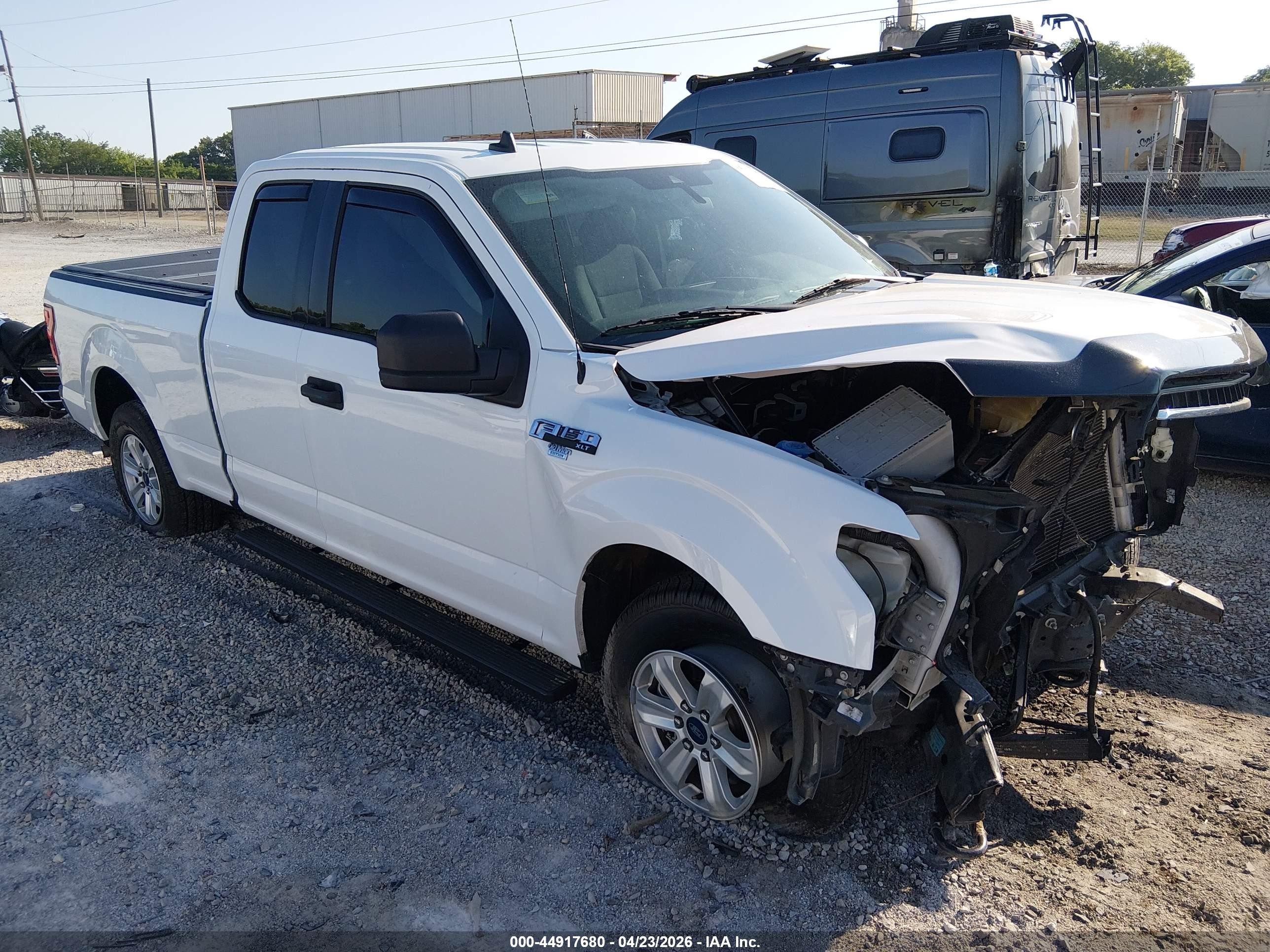 2020 Ford F-150 Xlt White vin: 1FTEX1EB3LFA54296