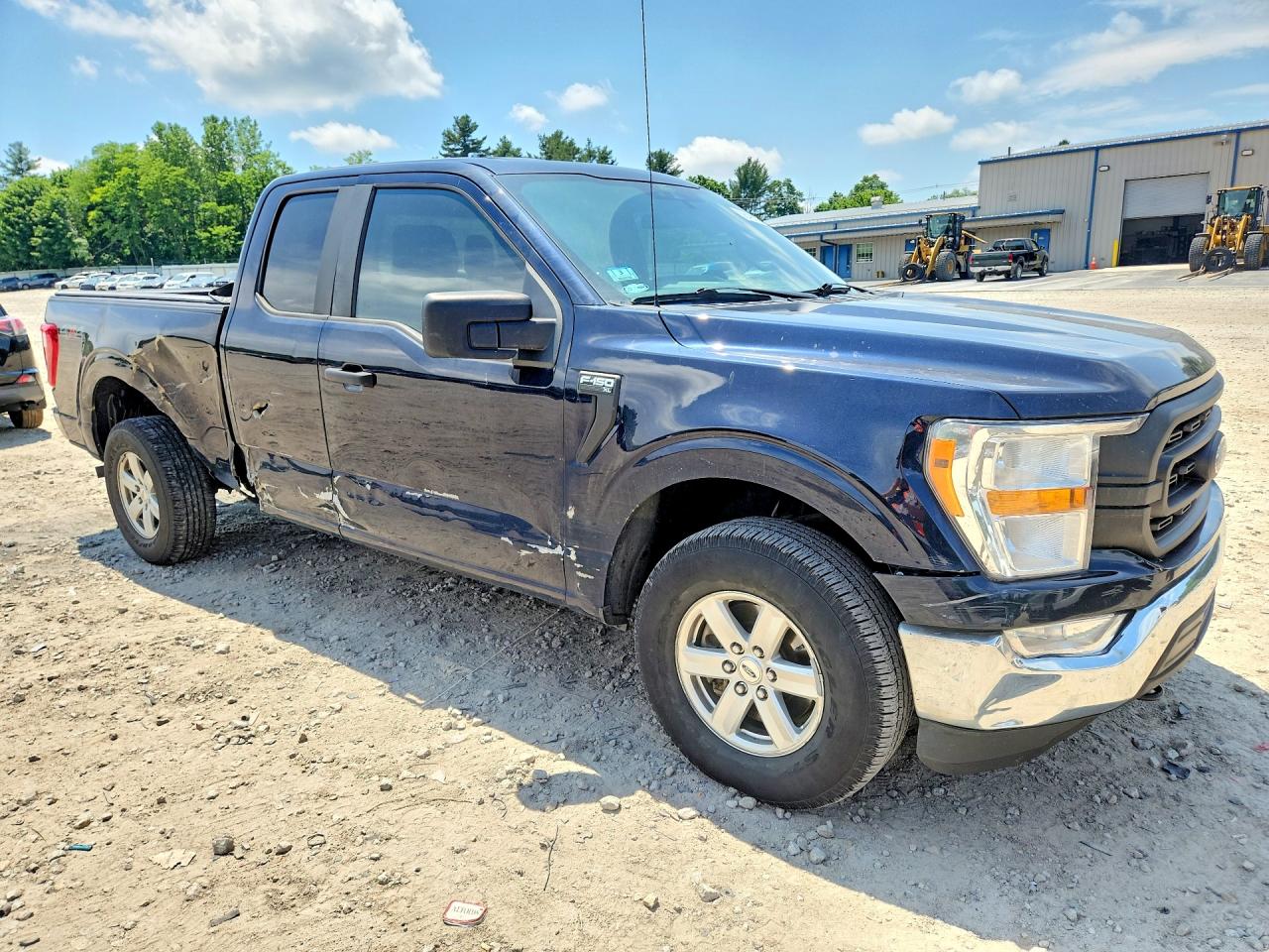 2021 Ford F150 Super Cab Blue vin: 1FTEX1EB9MKE02983