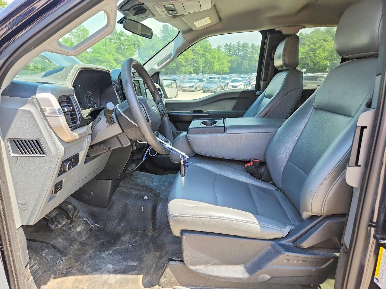 2021 Ford F150 Super Cab Blue vin: 1FTEX1EB9MKE02983