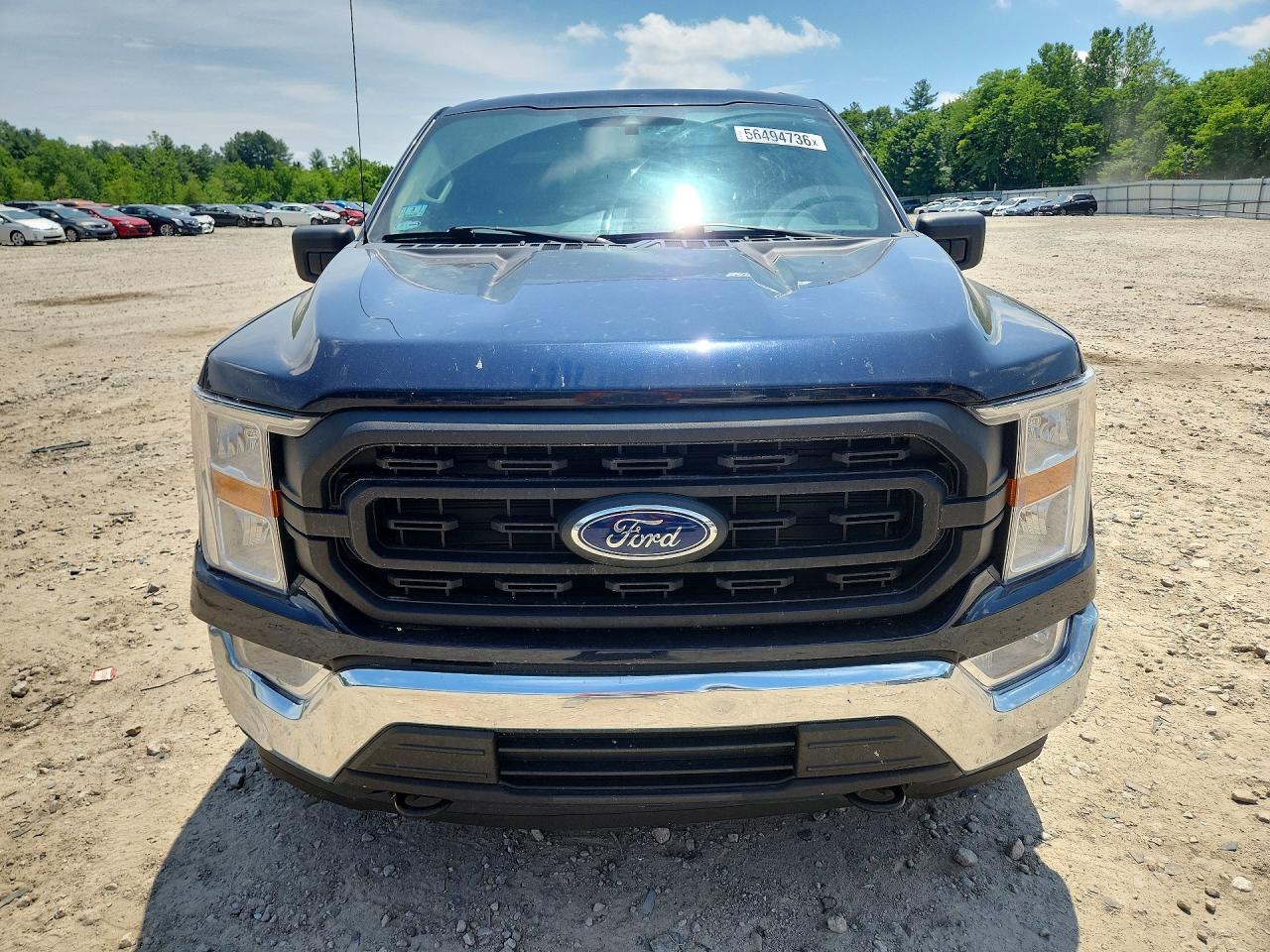 2021 Ford F150 Super Cab Blue vin: 1FTEX1EB9MKE02983