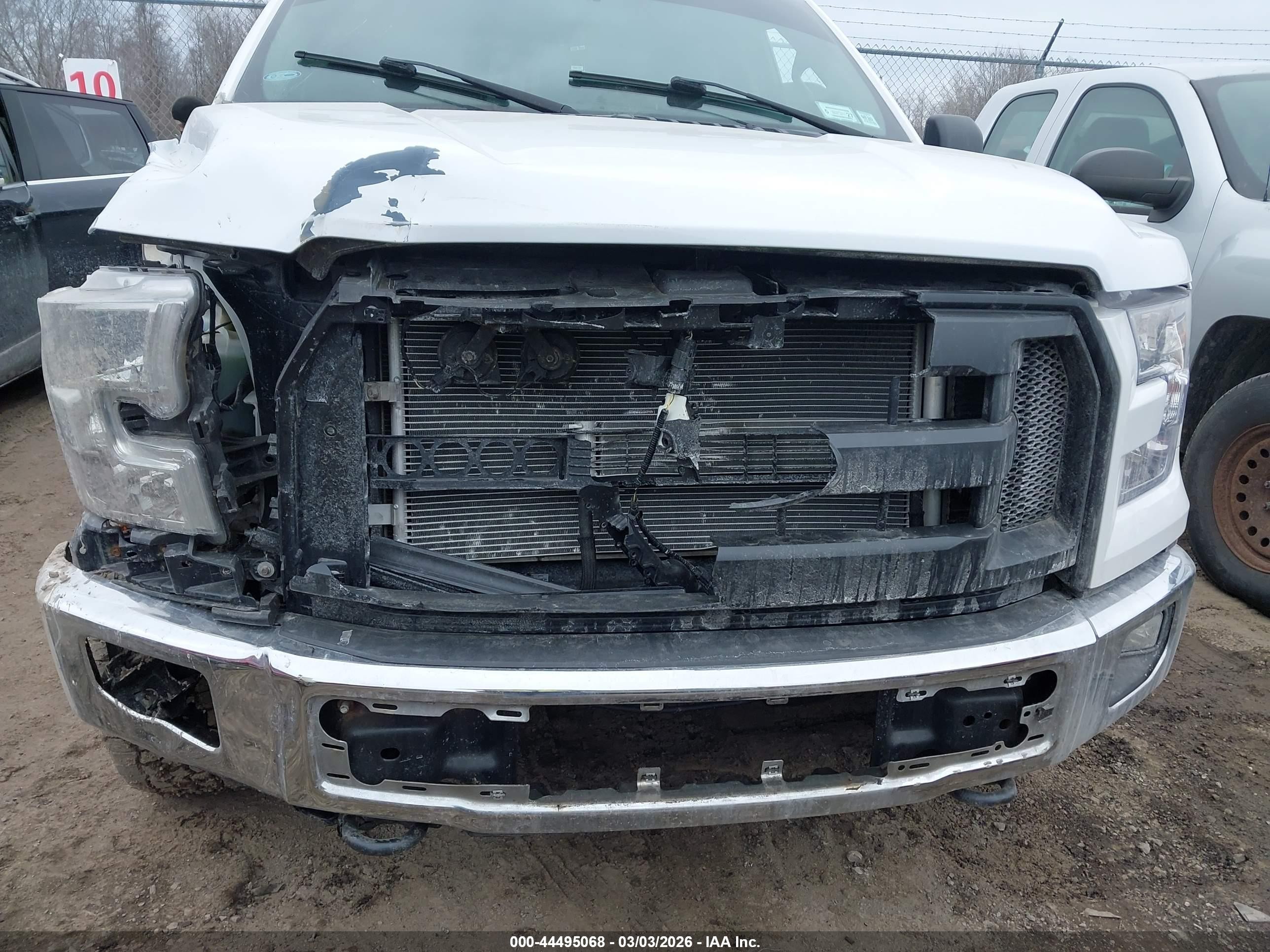 2016 Ford F-150 Xl White vin: 1FTEX1EF4GKE69174