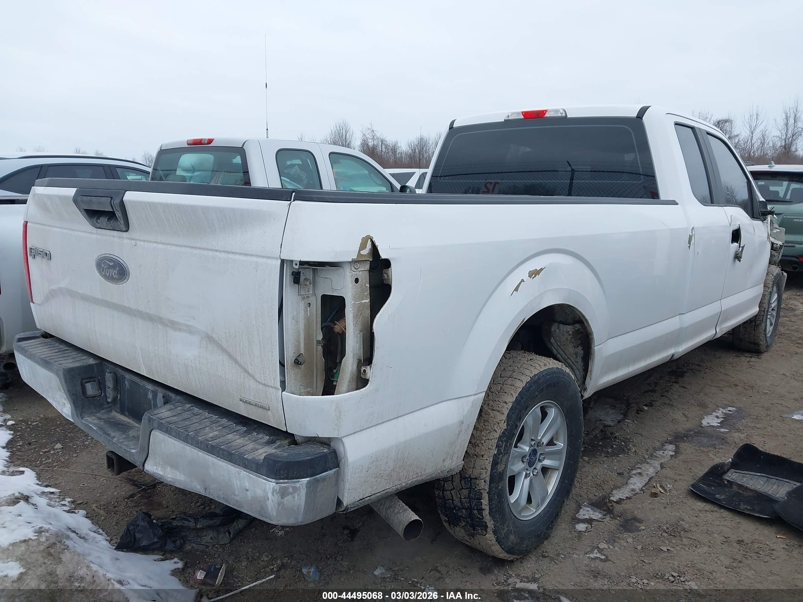 2016 Ford F-150 Xl White vin: 1FTEX1EF4GKE69174