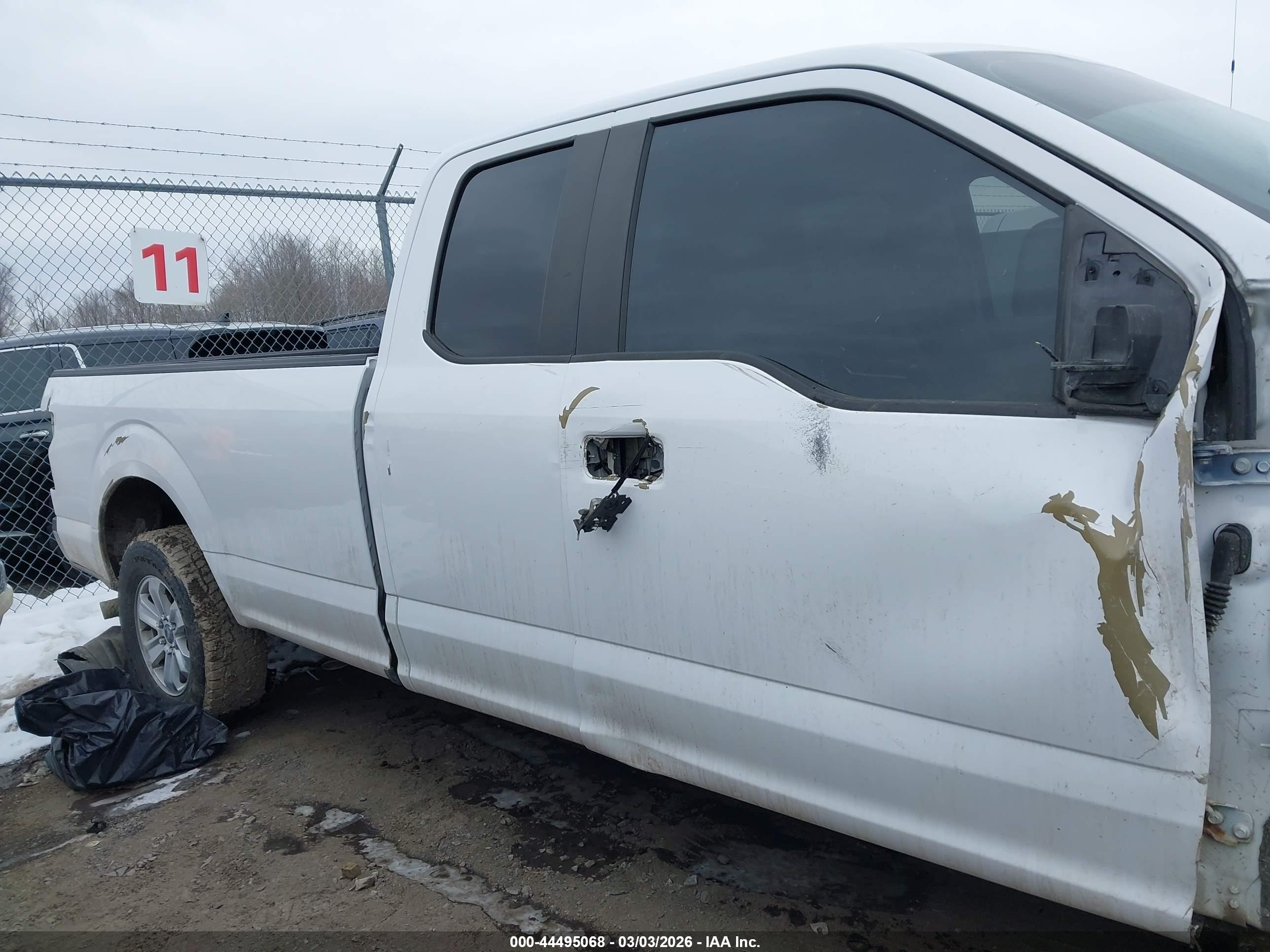 2016 Ford F-150 Xl White vin: 1FTEX1EF4GKE69174