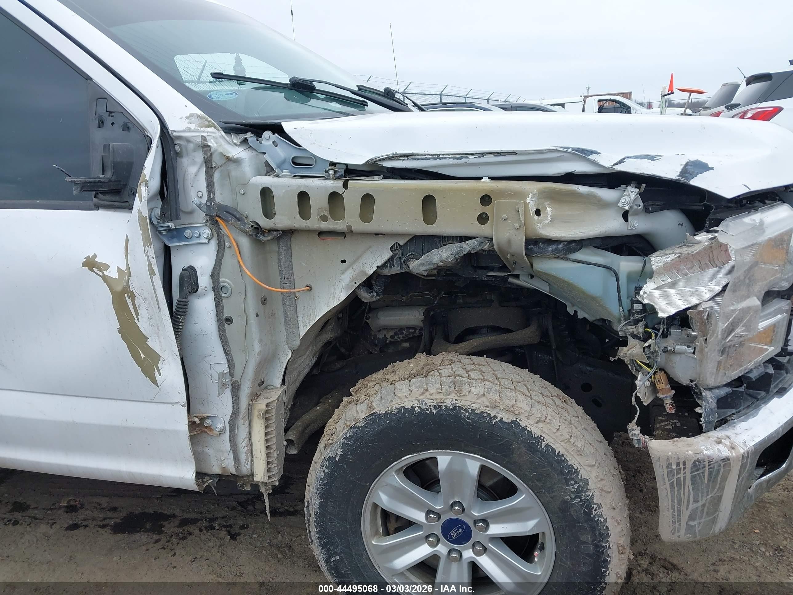 2016 Ford F-150 Xl White vin: 1FTEX1EF4GKE69174