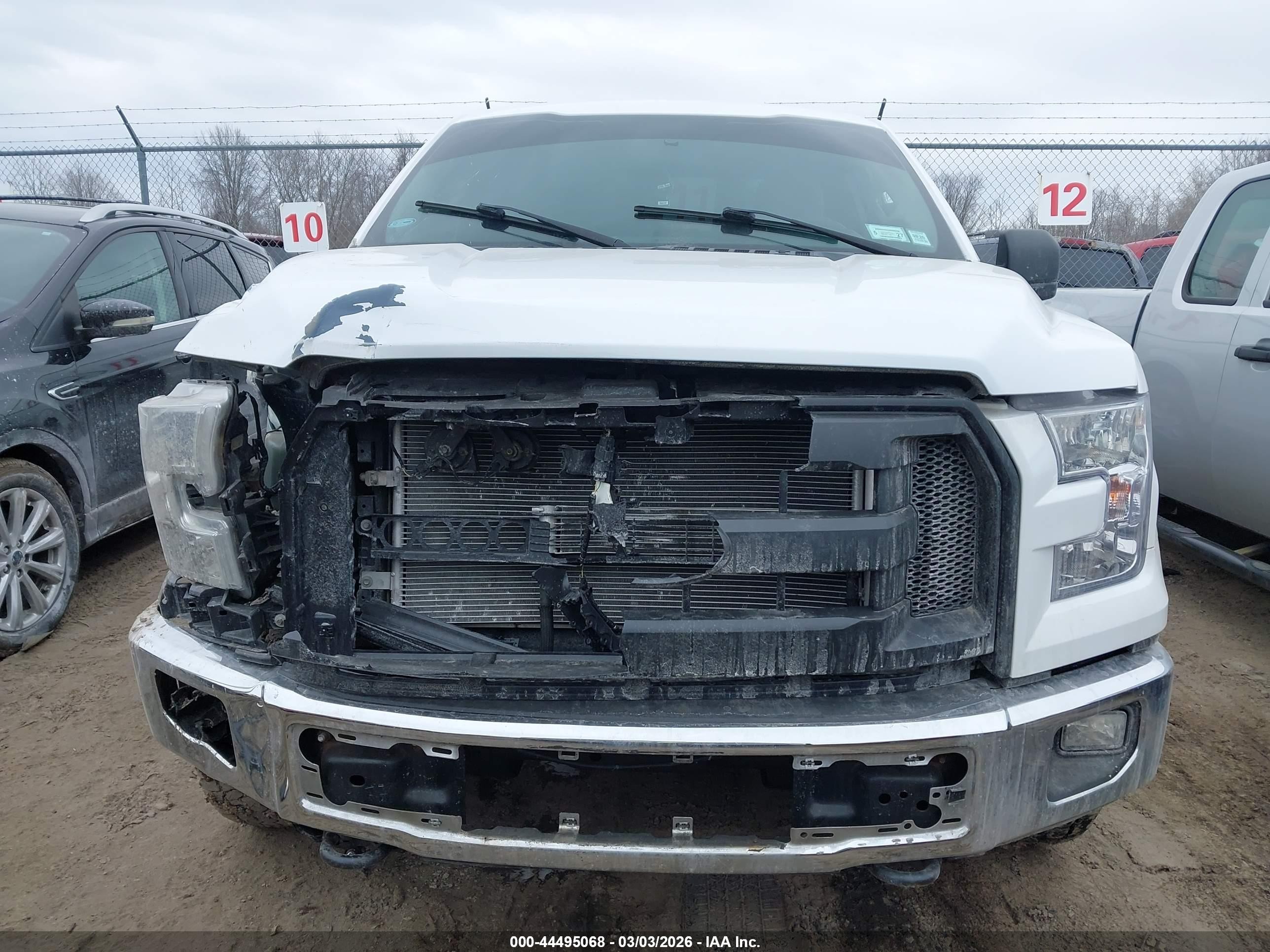 2016 Ford F-150 Xl White vin: 1FTEX1EF4GKE69174