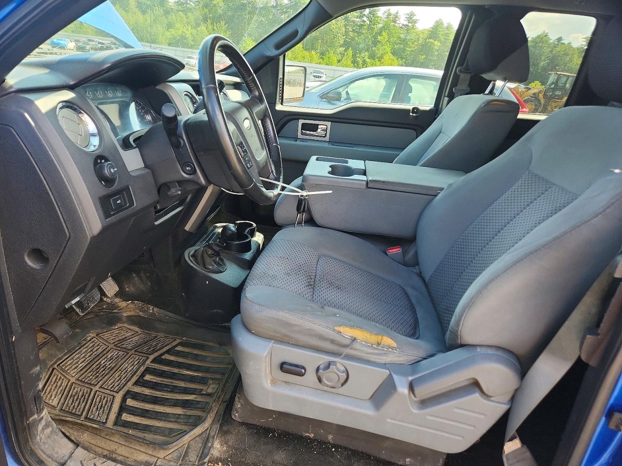 2011 Ford F150 Super Cab Blue vin: 1FTEX1EM0BFC26106