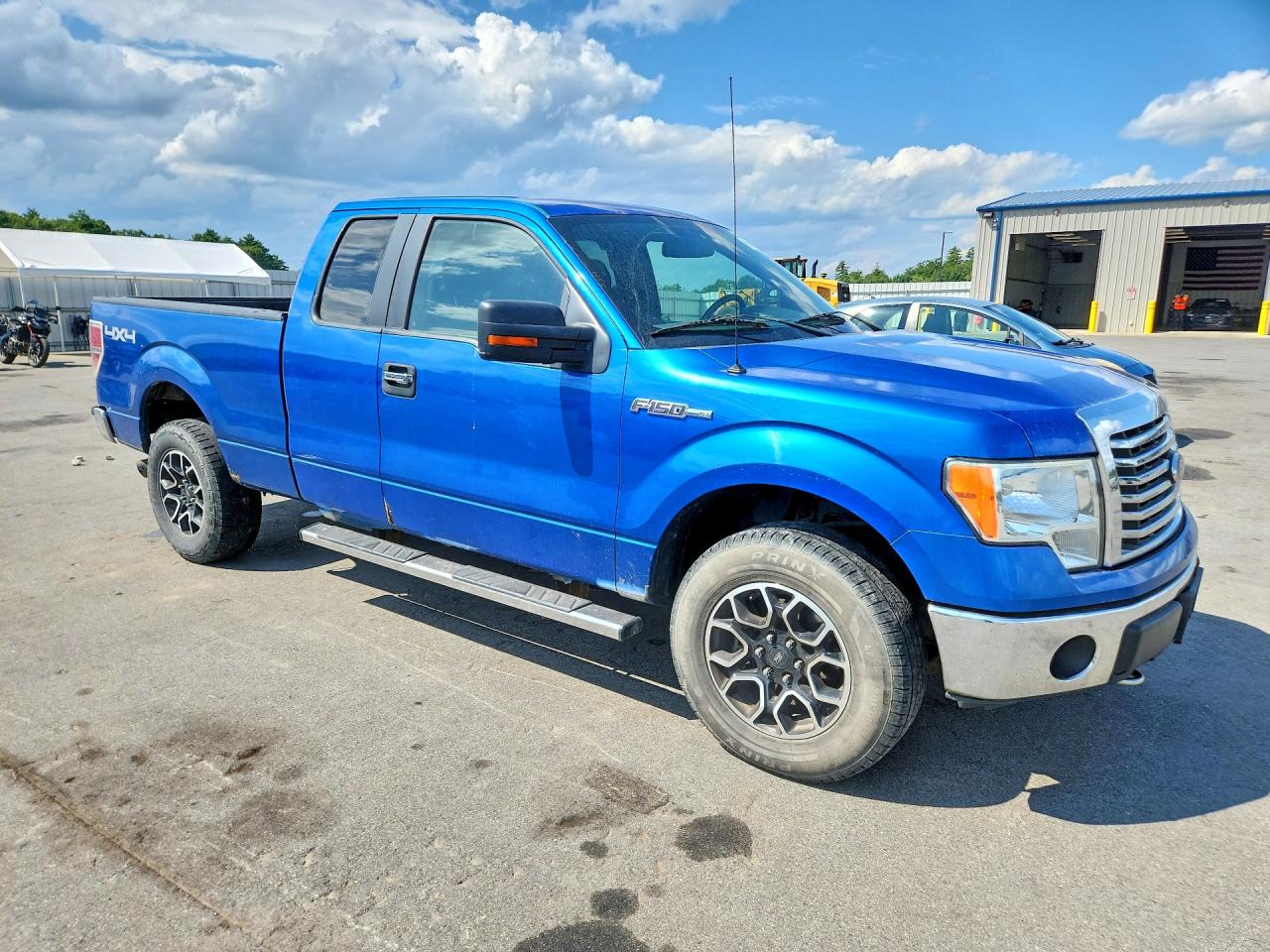 2011 Ford F150 Super Cab Blue vin: 1FTEX1EM0BFC26106