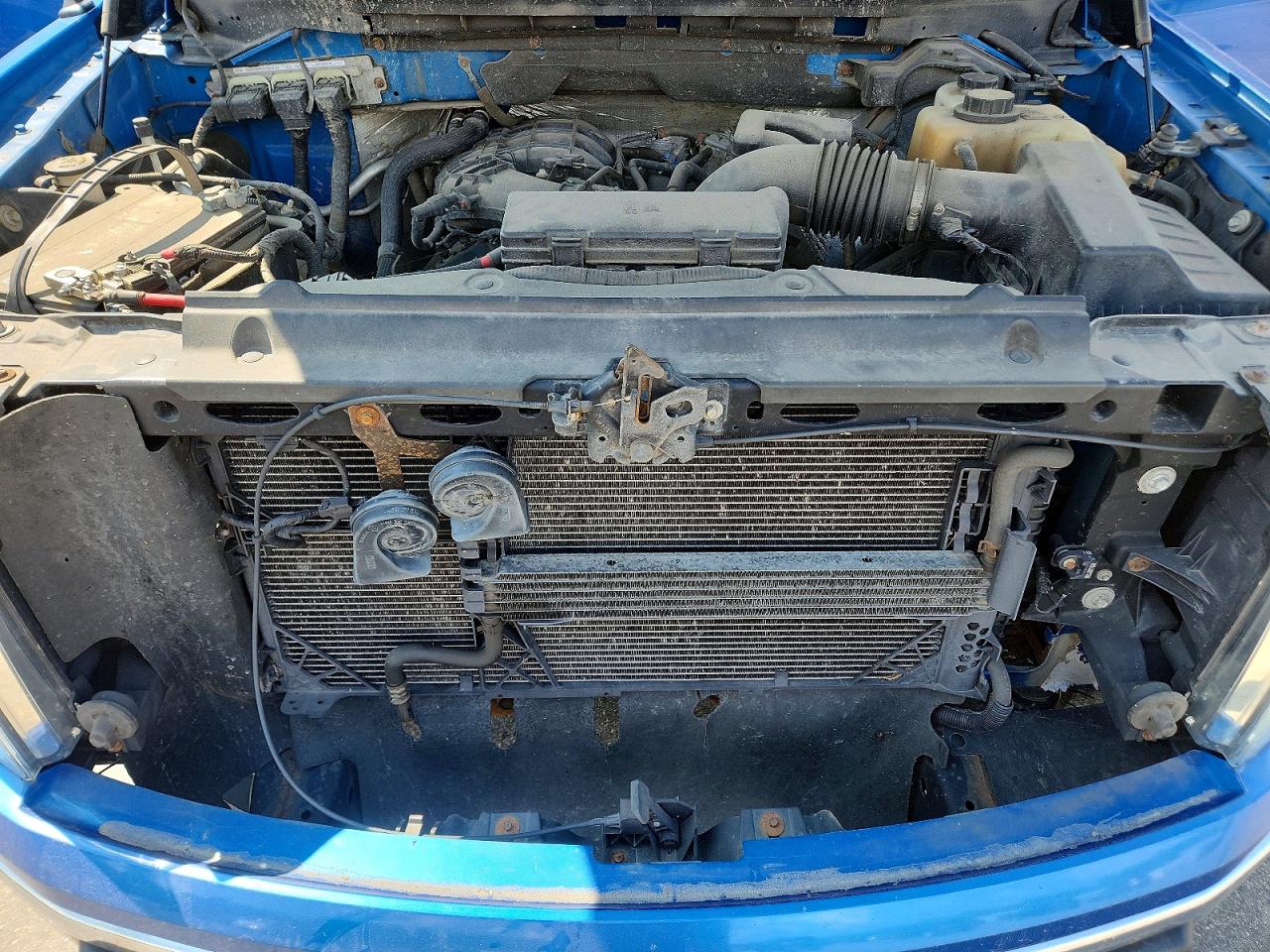 2011 Ford F150 Super Cab Blue vin: 1FTEX1EM0BFC26106