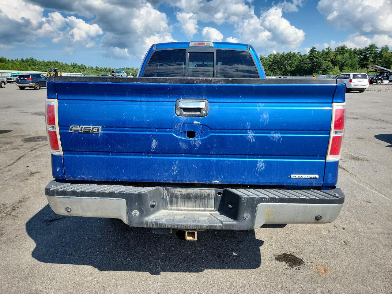 2011 Ford F150 Super Cab Blue vin: 1FTEX1EM0BFC26106