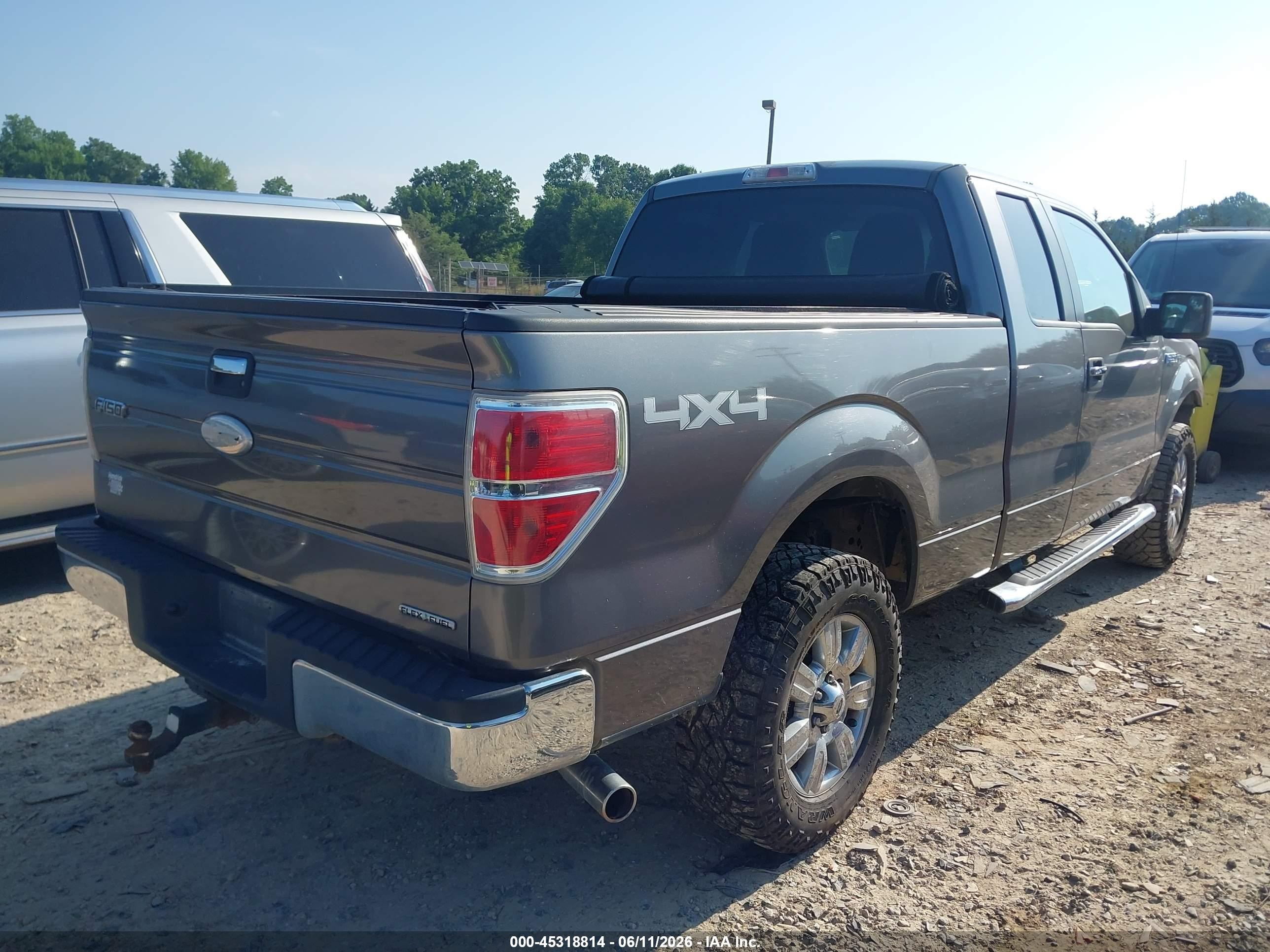 2012 Ford F-150 Xlt Gray vin: 1FTEX1EM0CFB22376