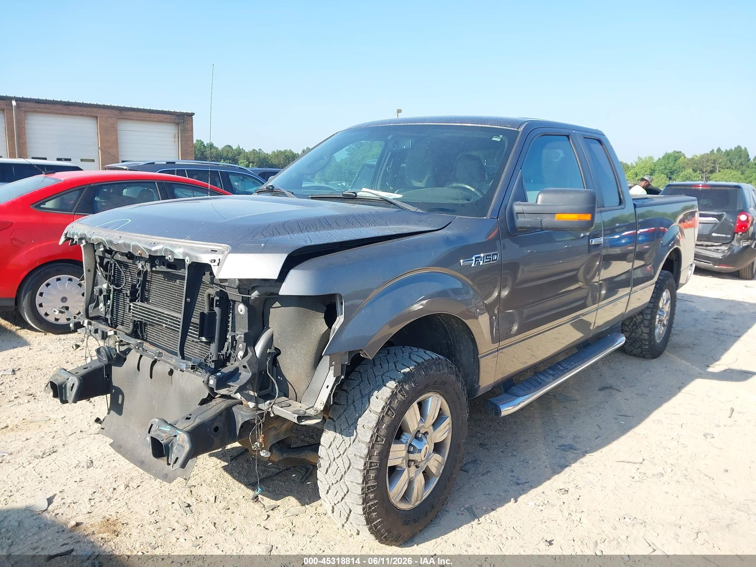 2012 Ford F-150 Xlt Gray vin: 1FTEX1EM0CFB22376