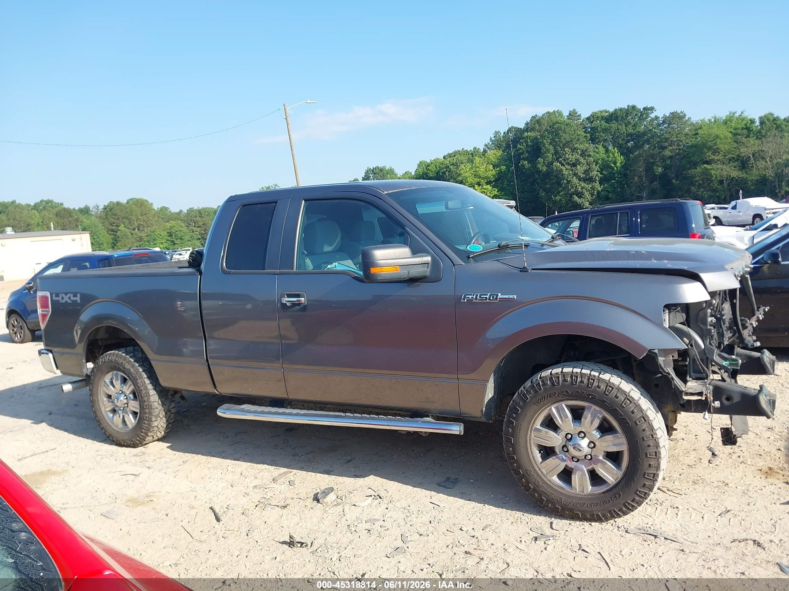 2012 Ford F-150 Xlt Gray vin: 1FTEX1EM0CFB22376