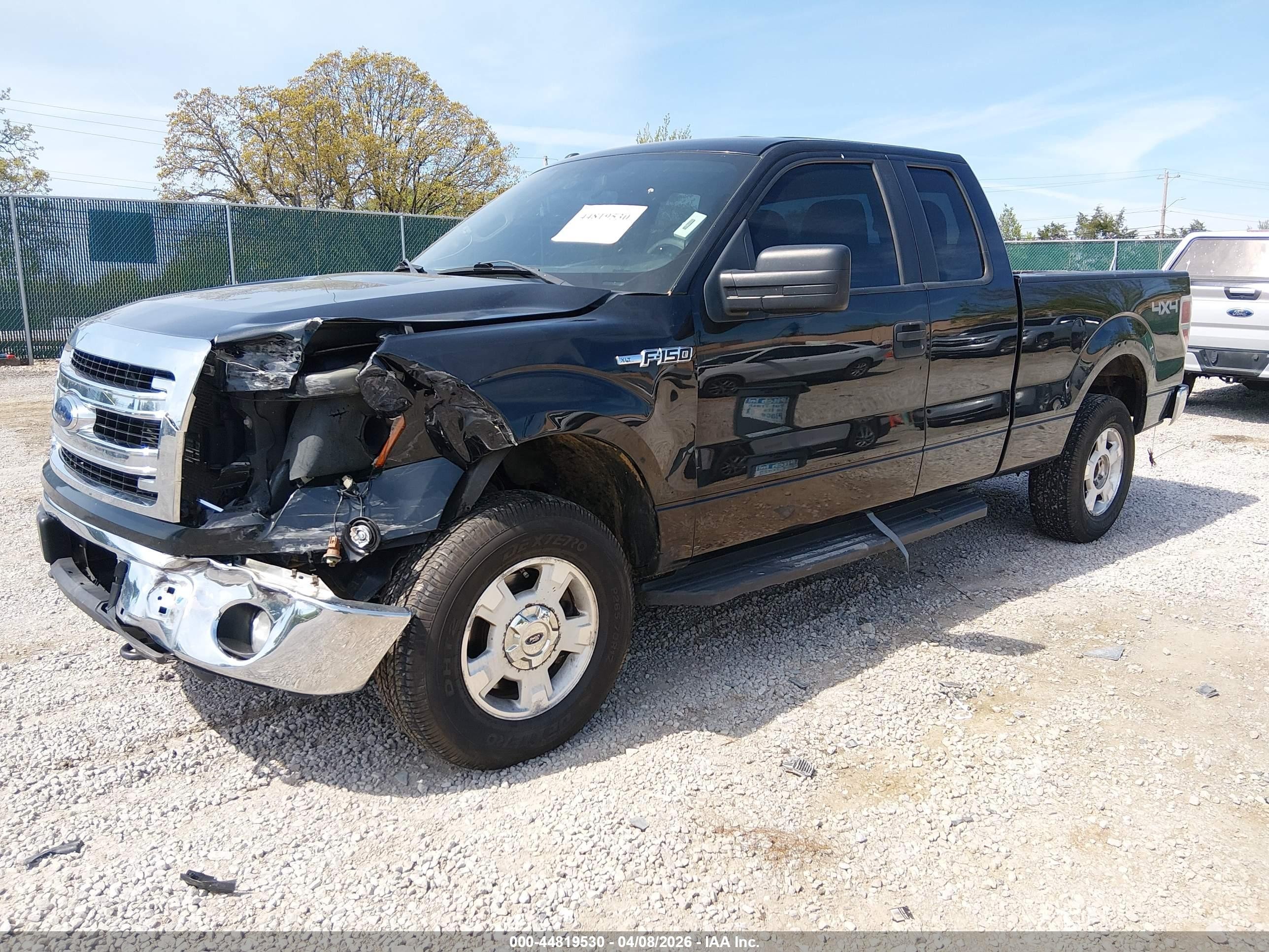 2014 Ford F-150 Xlt Black vin: 1FTEX1EM0EFA97160