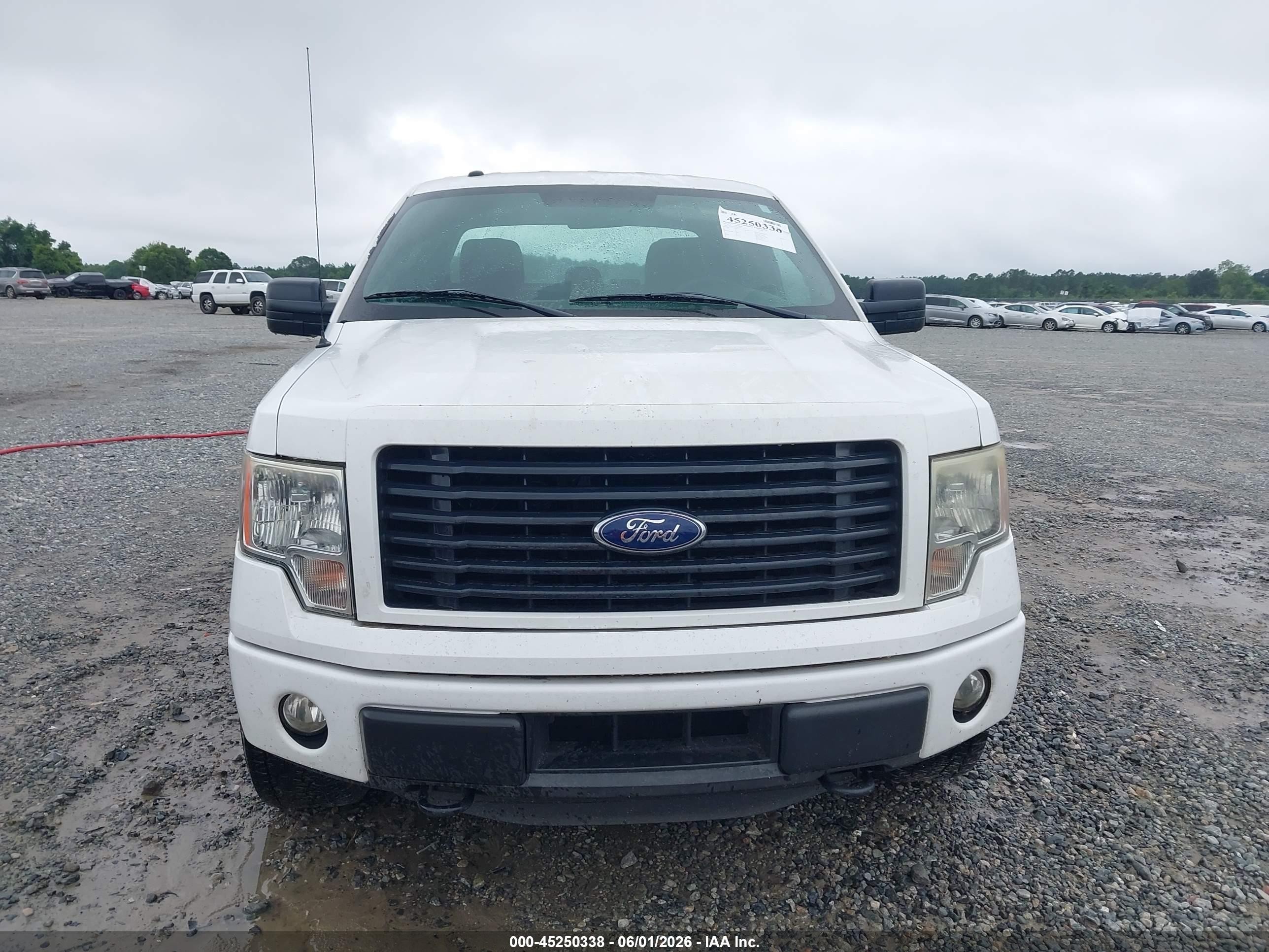 2014 Ford F-150 Stx White vin: 1FTEX1EM0EFC27115
