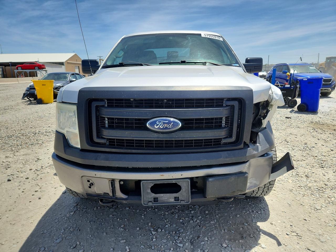 2014 Ford F150 Super Cab Серебряный vin: 1FTEX1EM0EKD46869