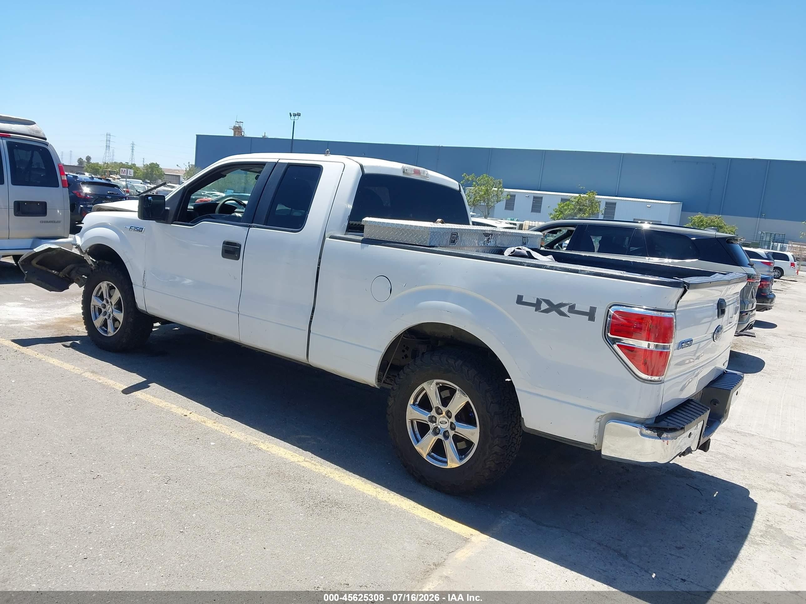 2011 Ford F-150 Xl White vin: 1FTEX1EM1BFB78485