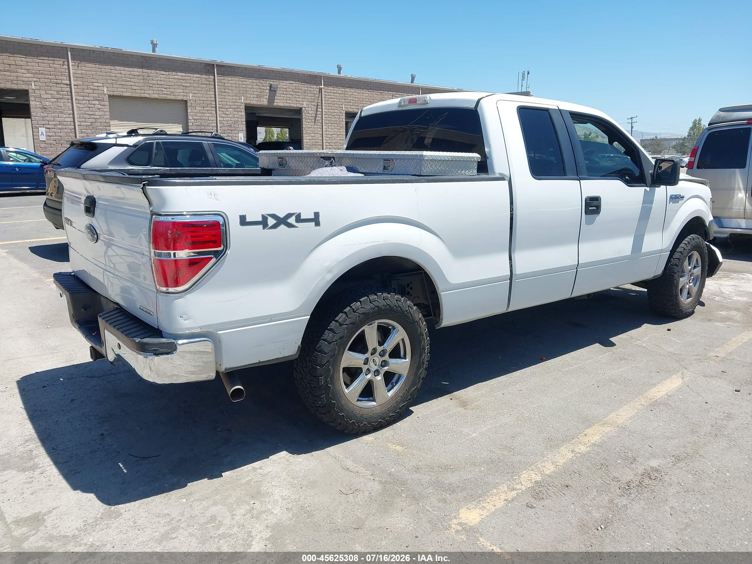 2011 Ford F-150 Xl White vin: 1FTEX1EM1BFB78485