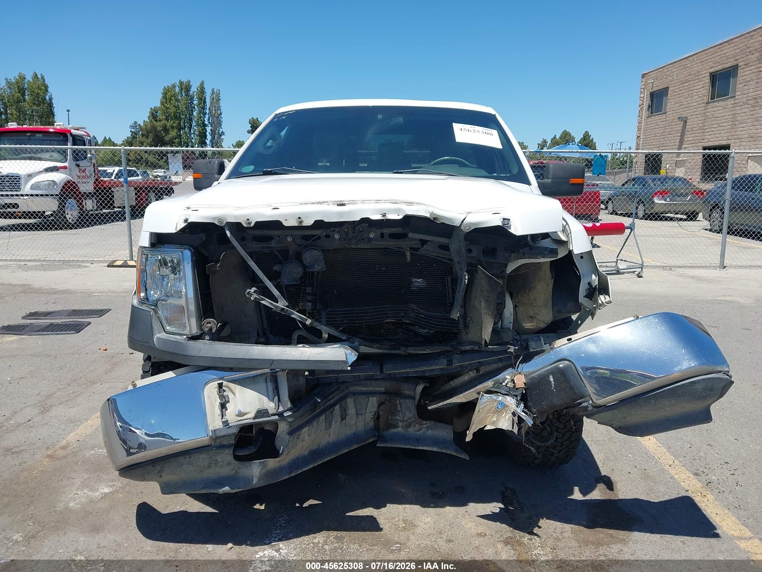 2011 Ford F-150 Xl White vin: 1FTEX1EM1BFB78485