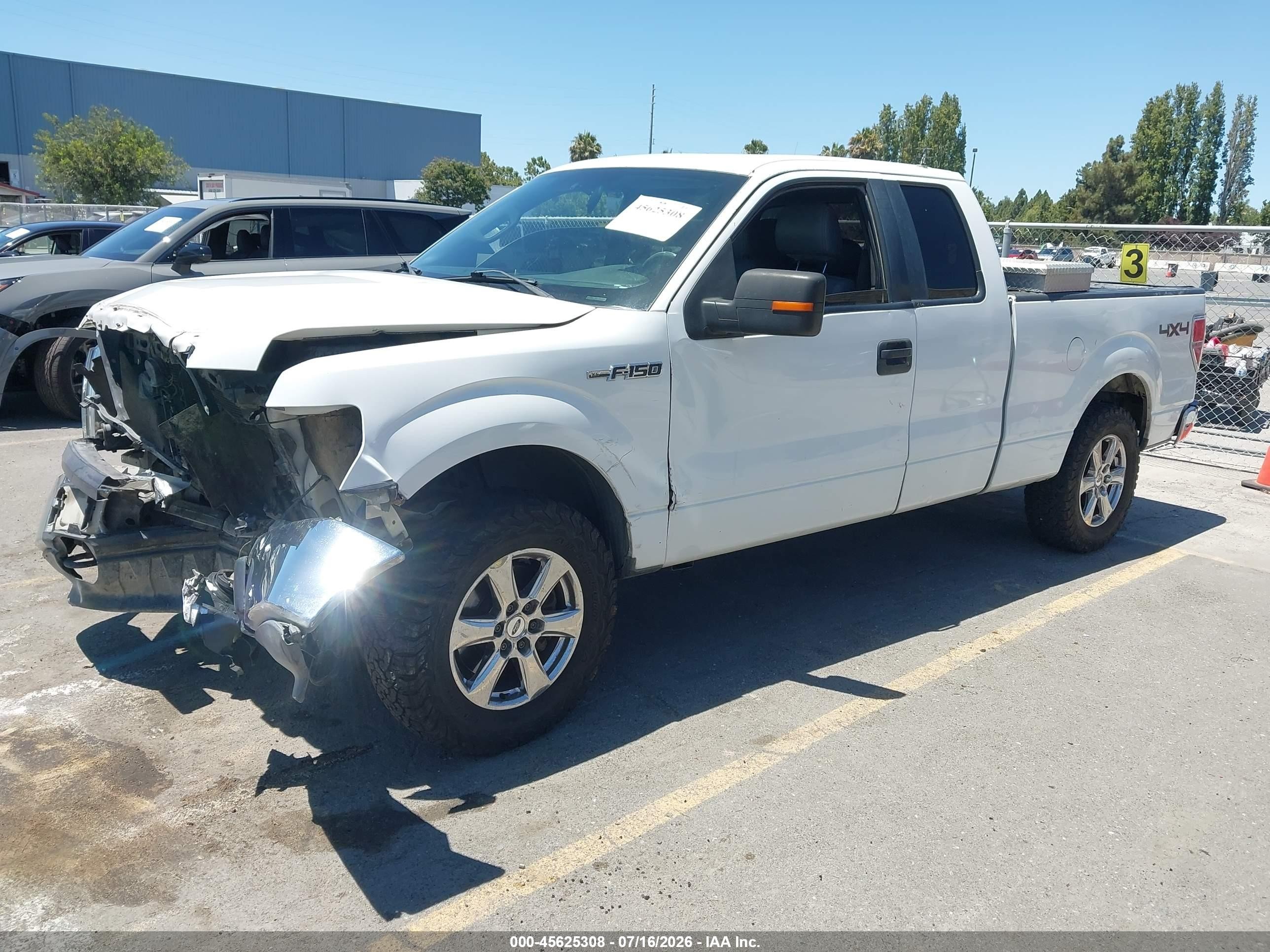 2011 Ford F-150 Xl White vin: 1FTEX1EM1BFB78485