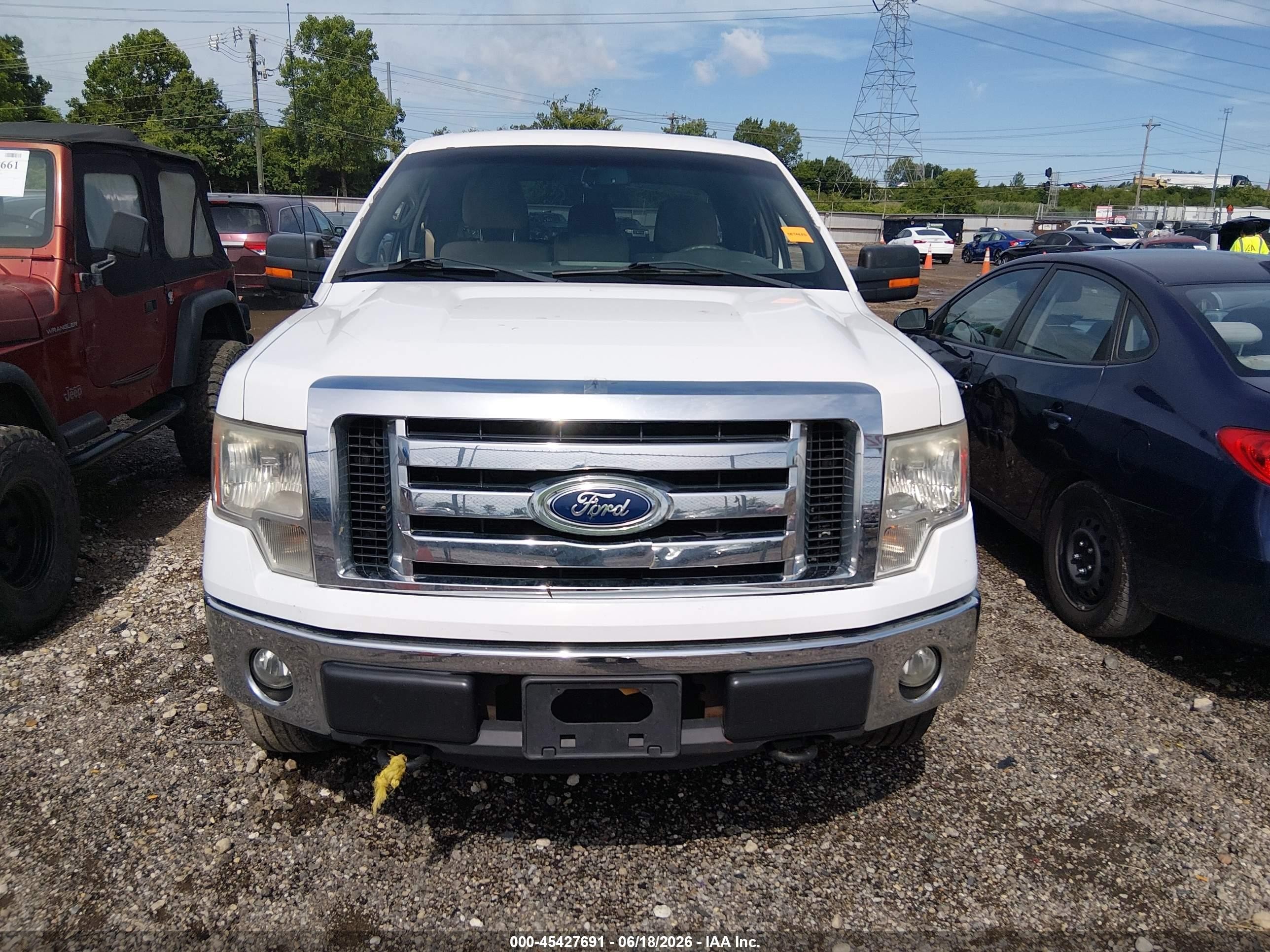 2011 Ford F-150 Stx/xl/xlt Белый vin: 1FTEX1EM1BFD37635