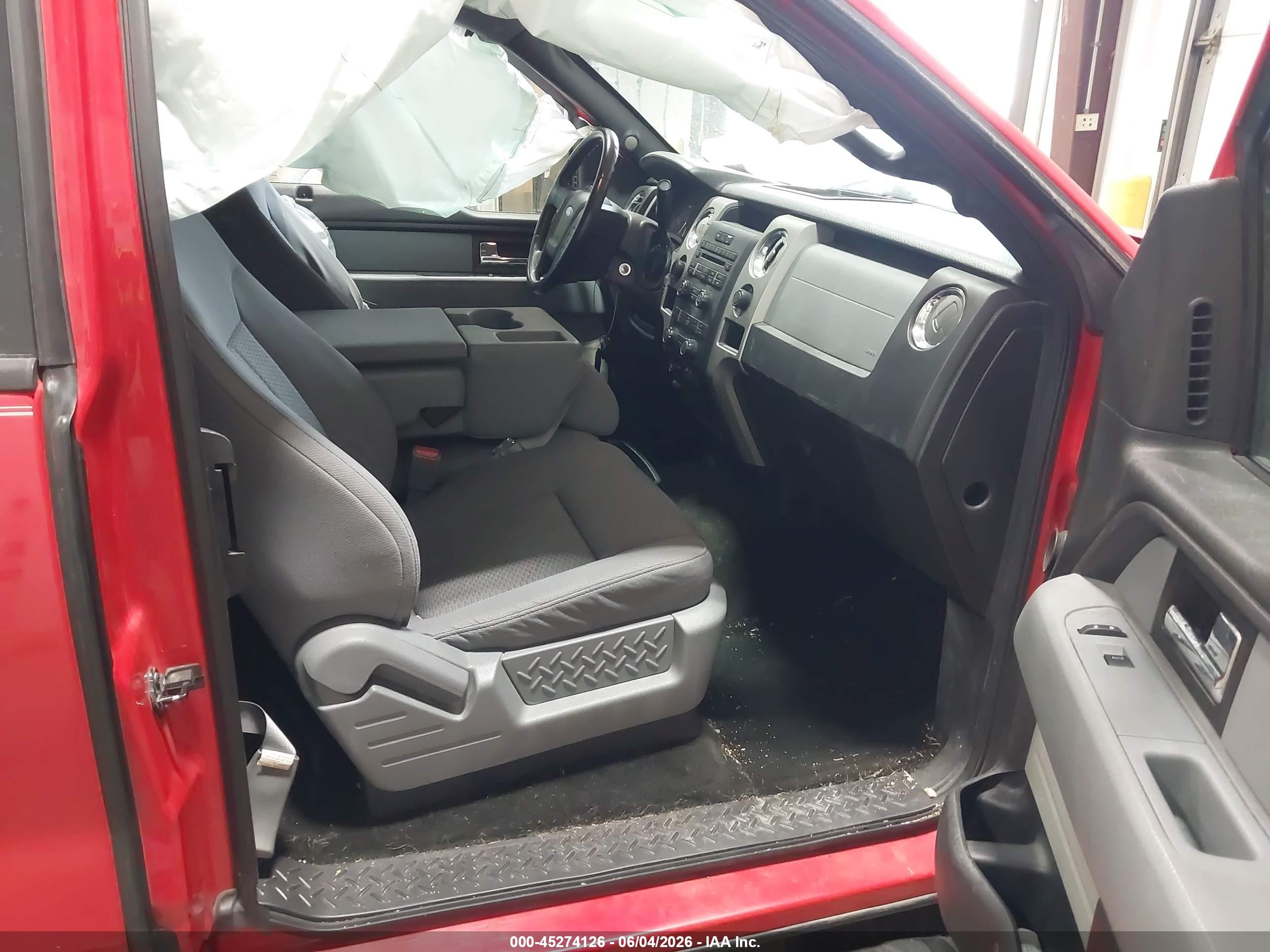 2012 Ford F-150 Xlt Red vin: 1FTEX1EM1CFB55208