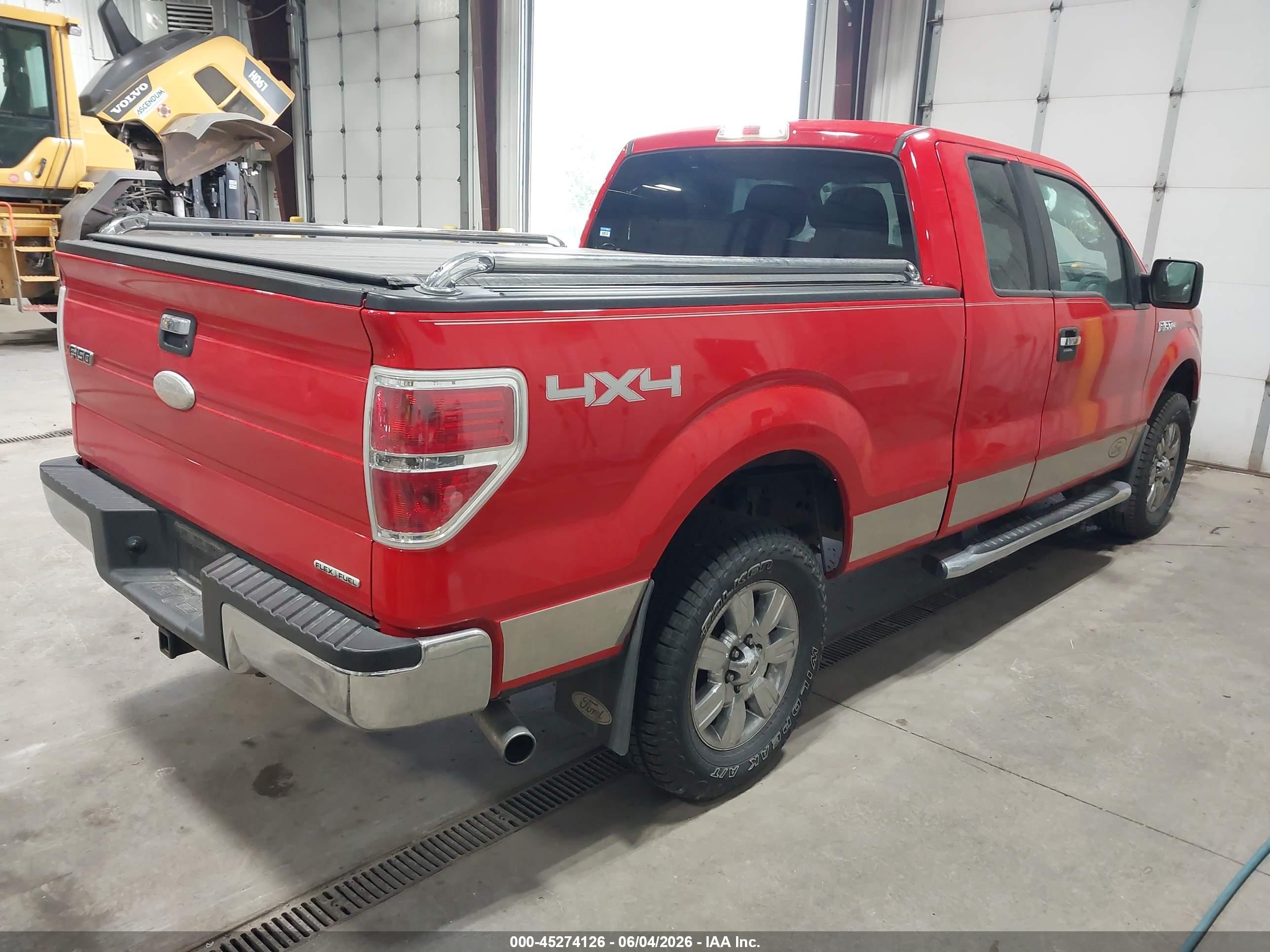 2012 Ford F-150 Xlt Red vin: 1FTEX1EM1CFB55208