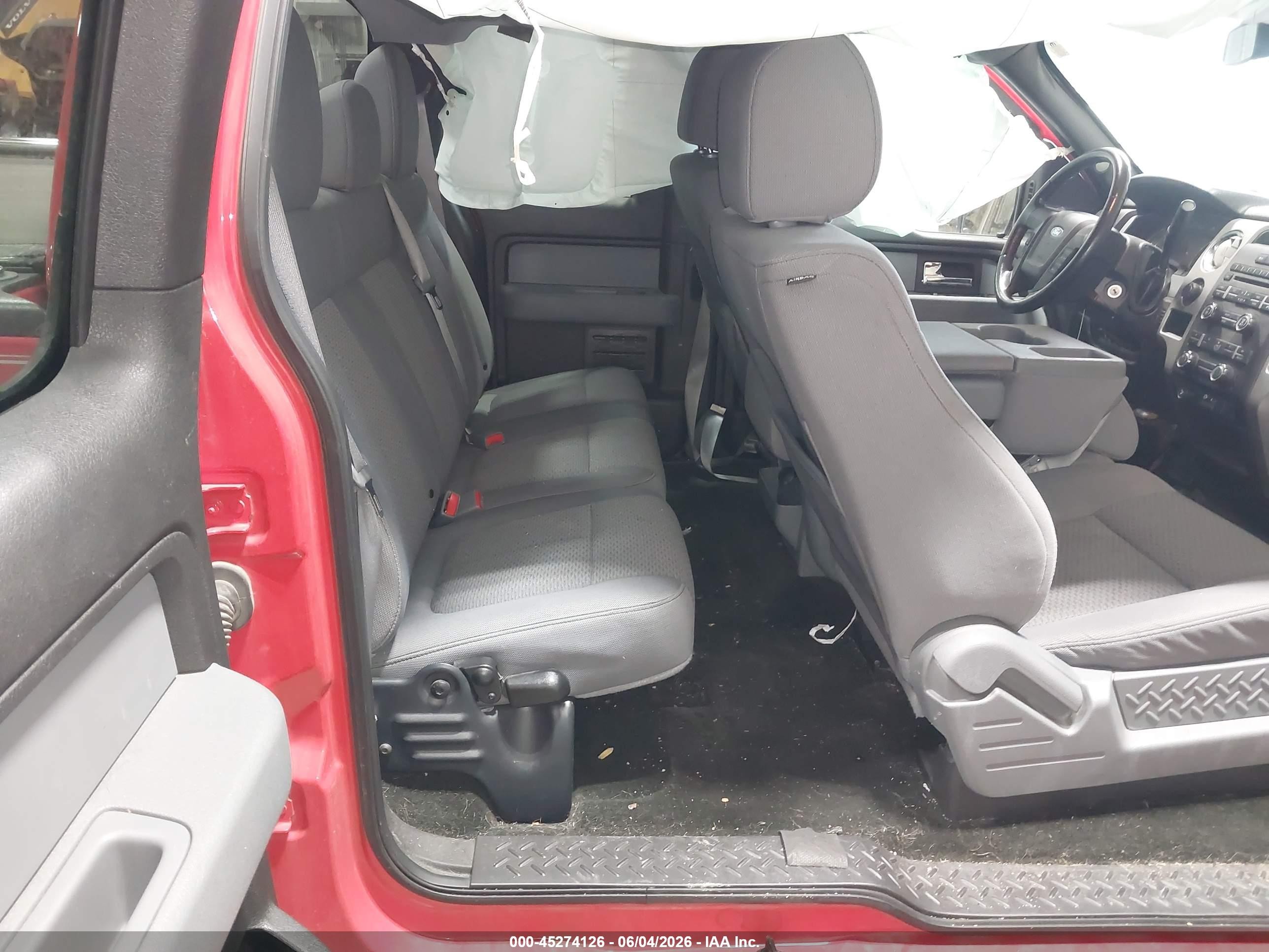 2012 Ford F-150 Xlt Red vin: 1FTEX1EM1CFB55208
