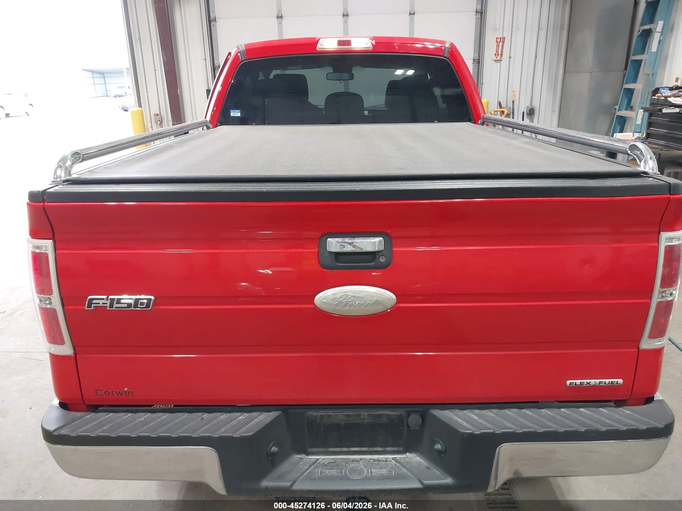 2012 Ford F-150 Xlt Red vin: 1FTEX1EM1CFB55208