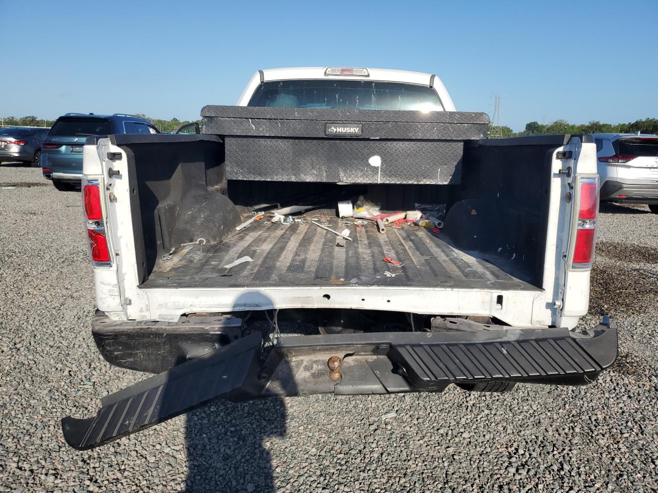 2012 Ford F150 Super Cab White vin: 1FTEX1EM1CFC22387
