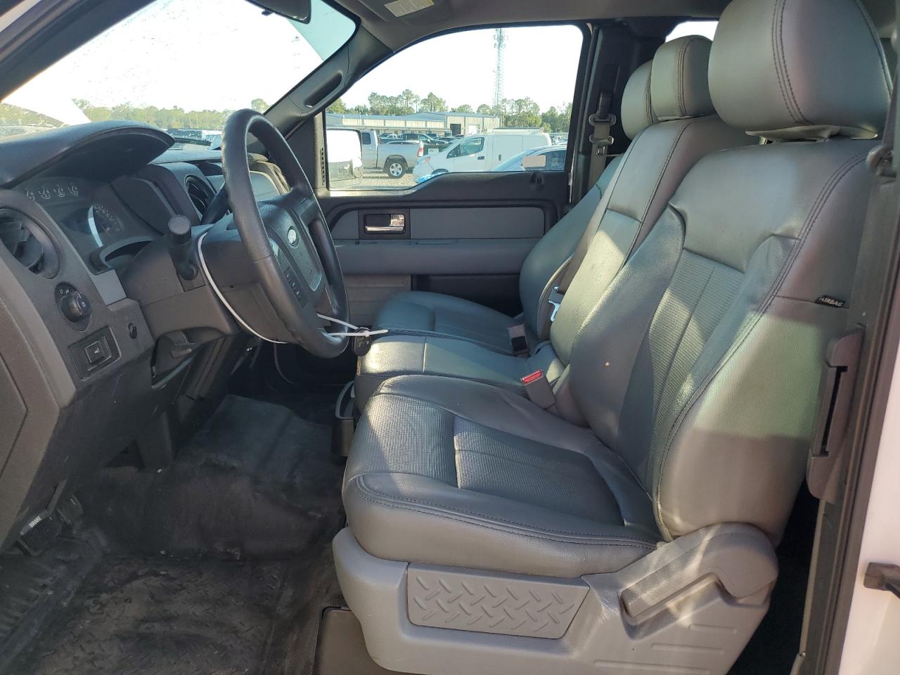2012 Ford F150 Super Cab White vin: 1FTEX1EM1CFC22387