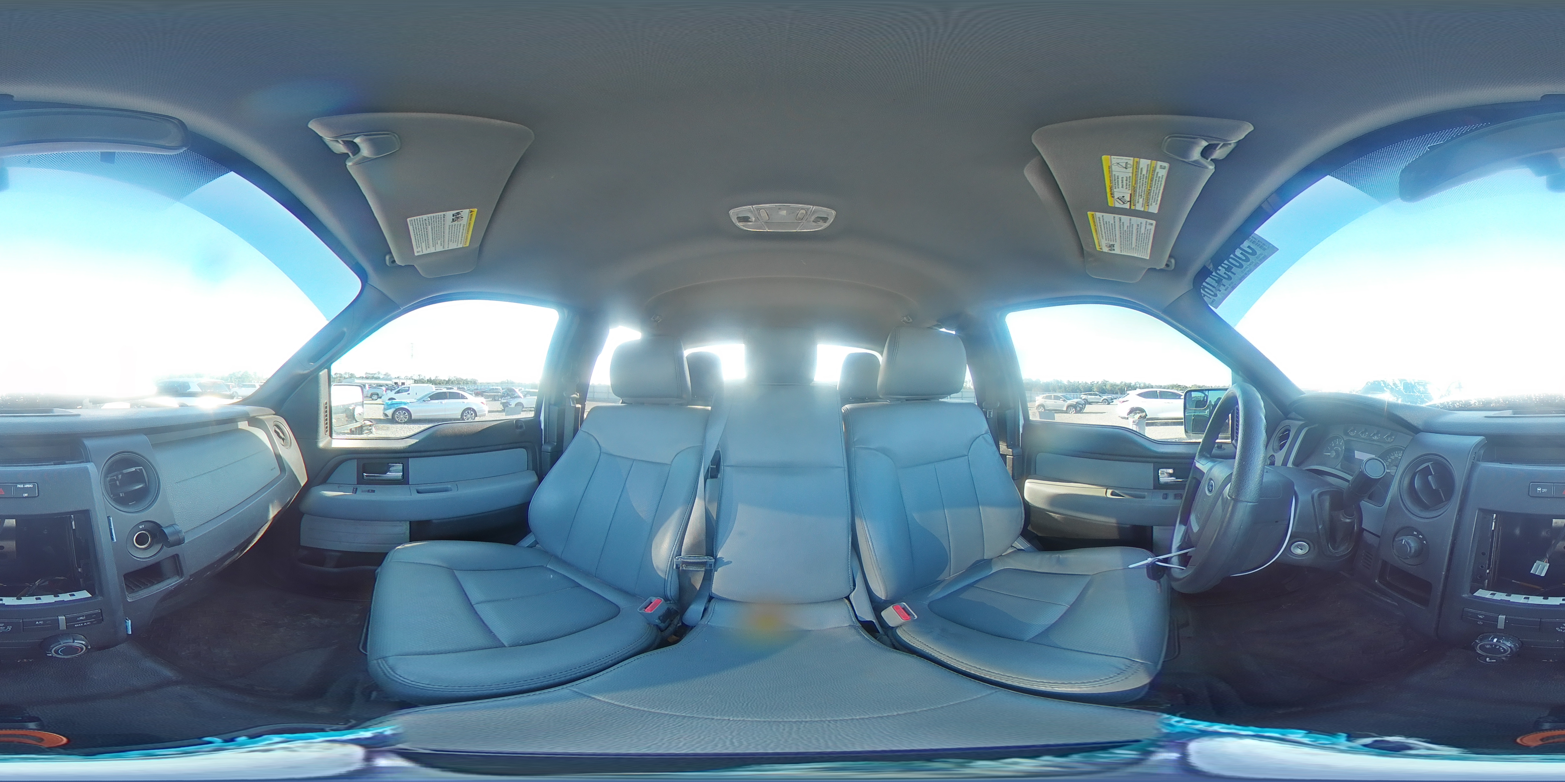 2012 Ford F150 Super Cab White vin: 1FTEX1EM1CFC22387