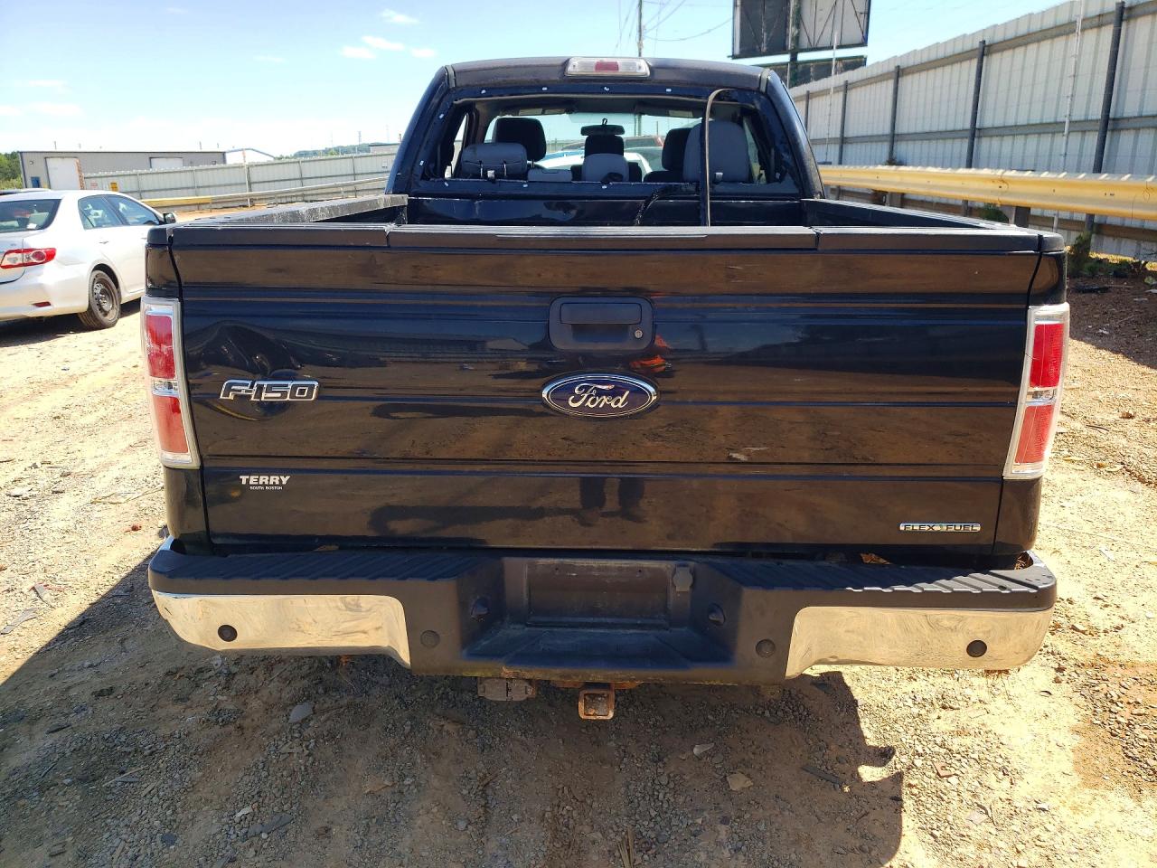2014 Ford F150 Super Cab Черный vin: 1FTEX1EM1EFB48746