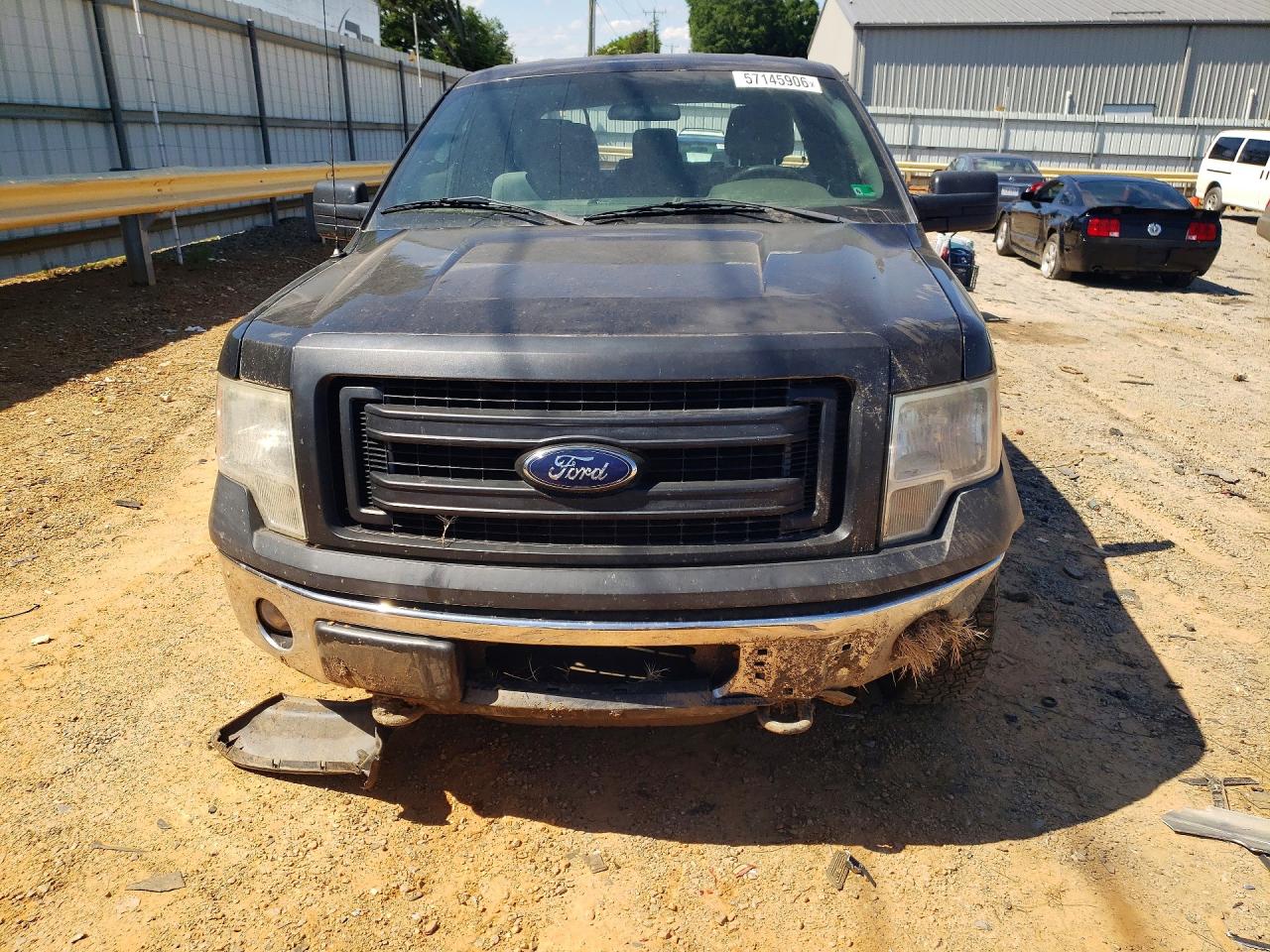 2014 Ford F150 Super Cab Черный vin: 1FTEX1EM1EFB48746