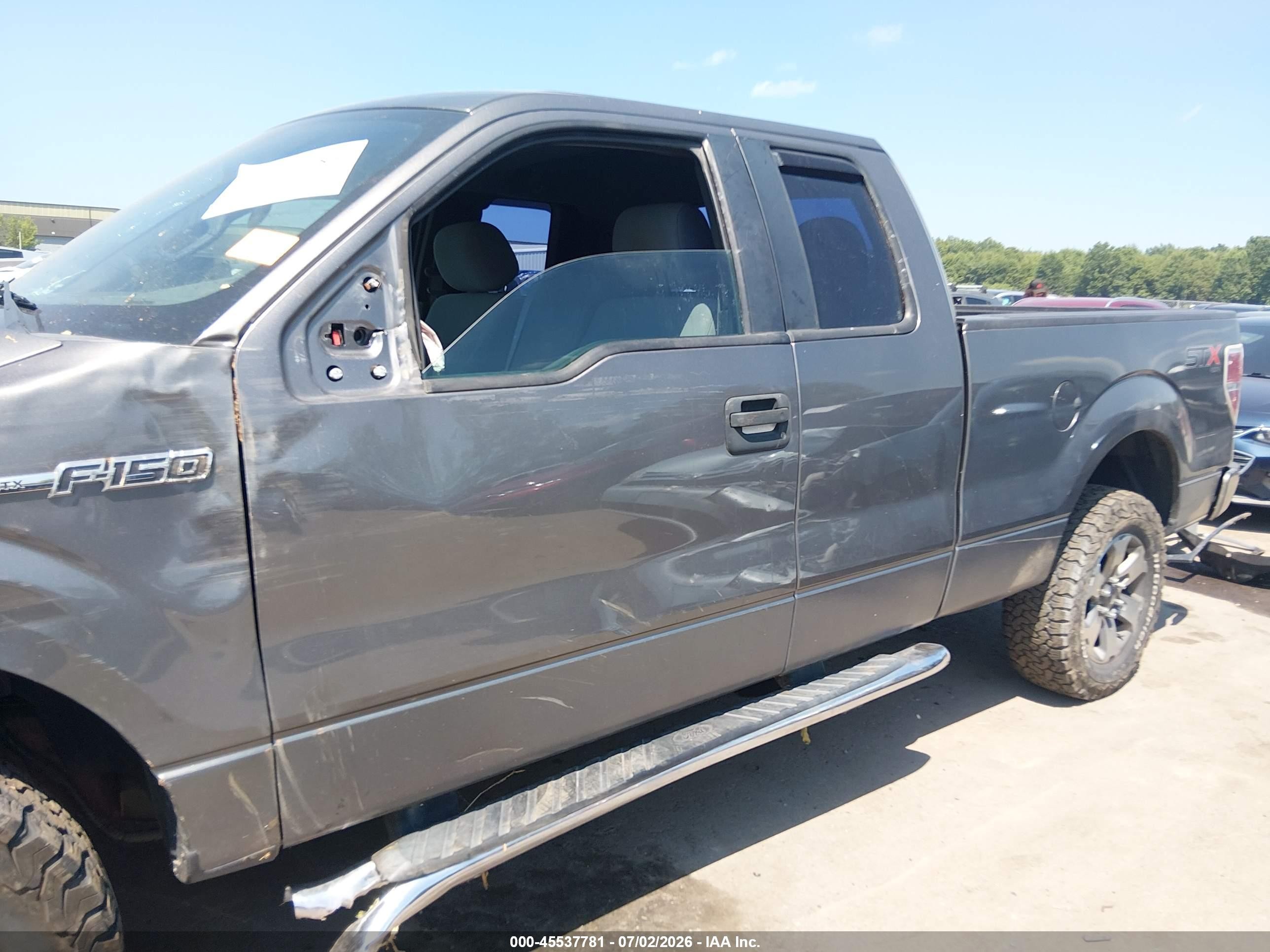 2014 Ford F-150 Stx Gray vin: 1FTEX1EM1EFC88702