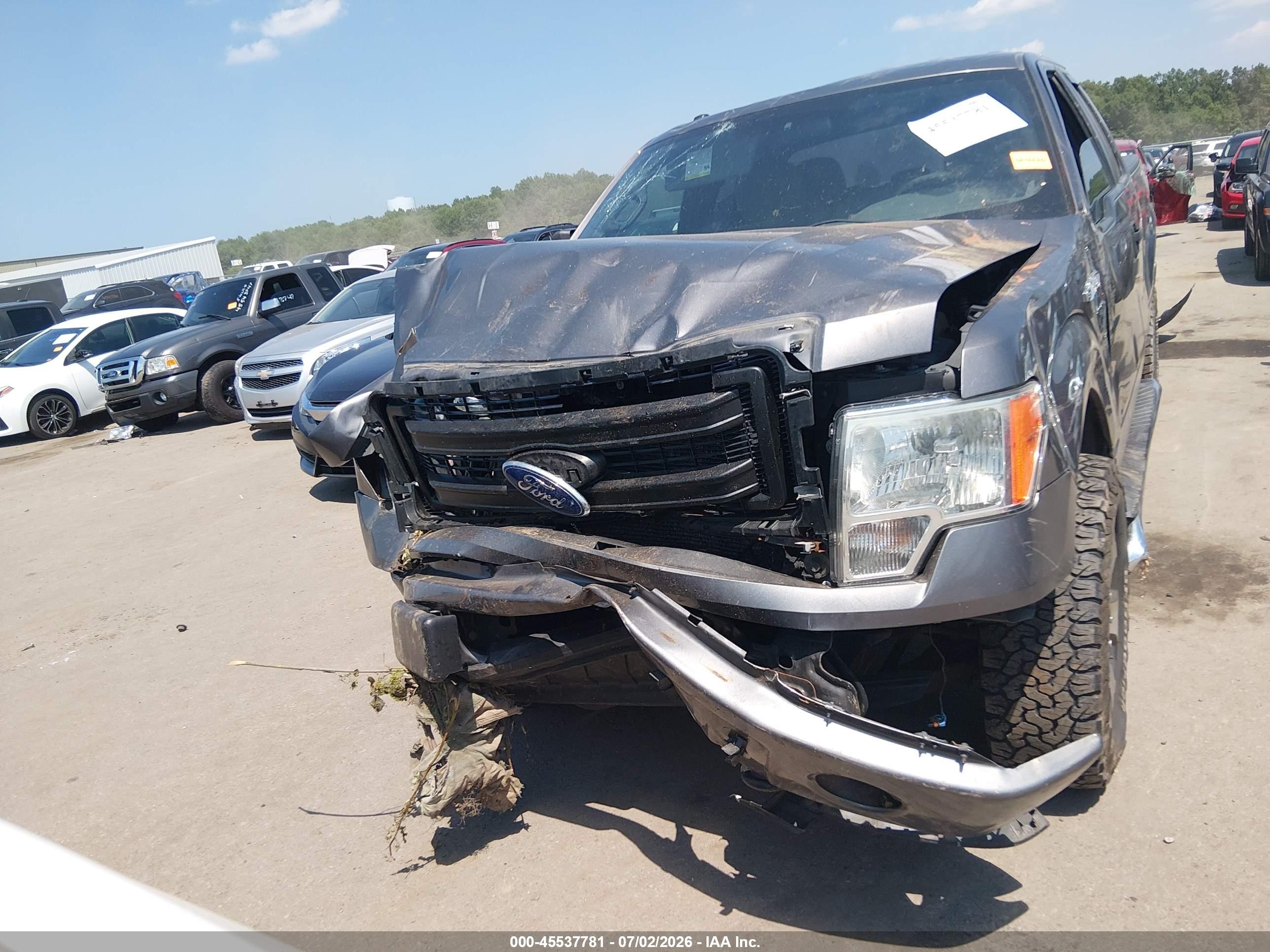2014 Ford F-150 Stx Gray vin: 1FTEX1EM1EFC88702