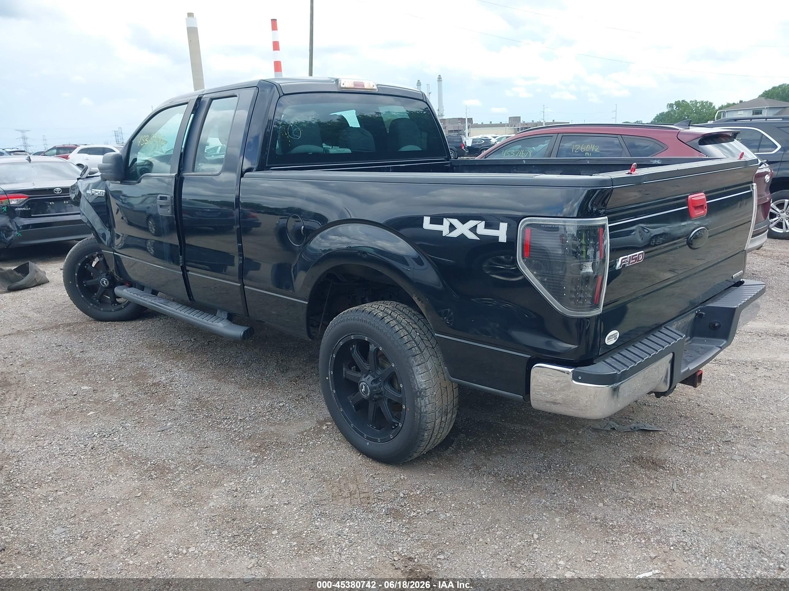 2011 Ford F-150 Stx/xl/xlt Black vin: 1FTEX1EM2BFD33710