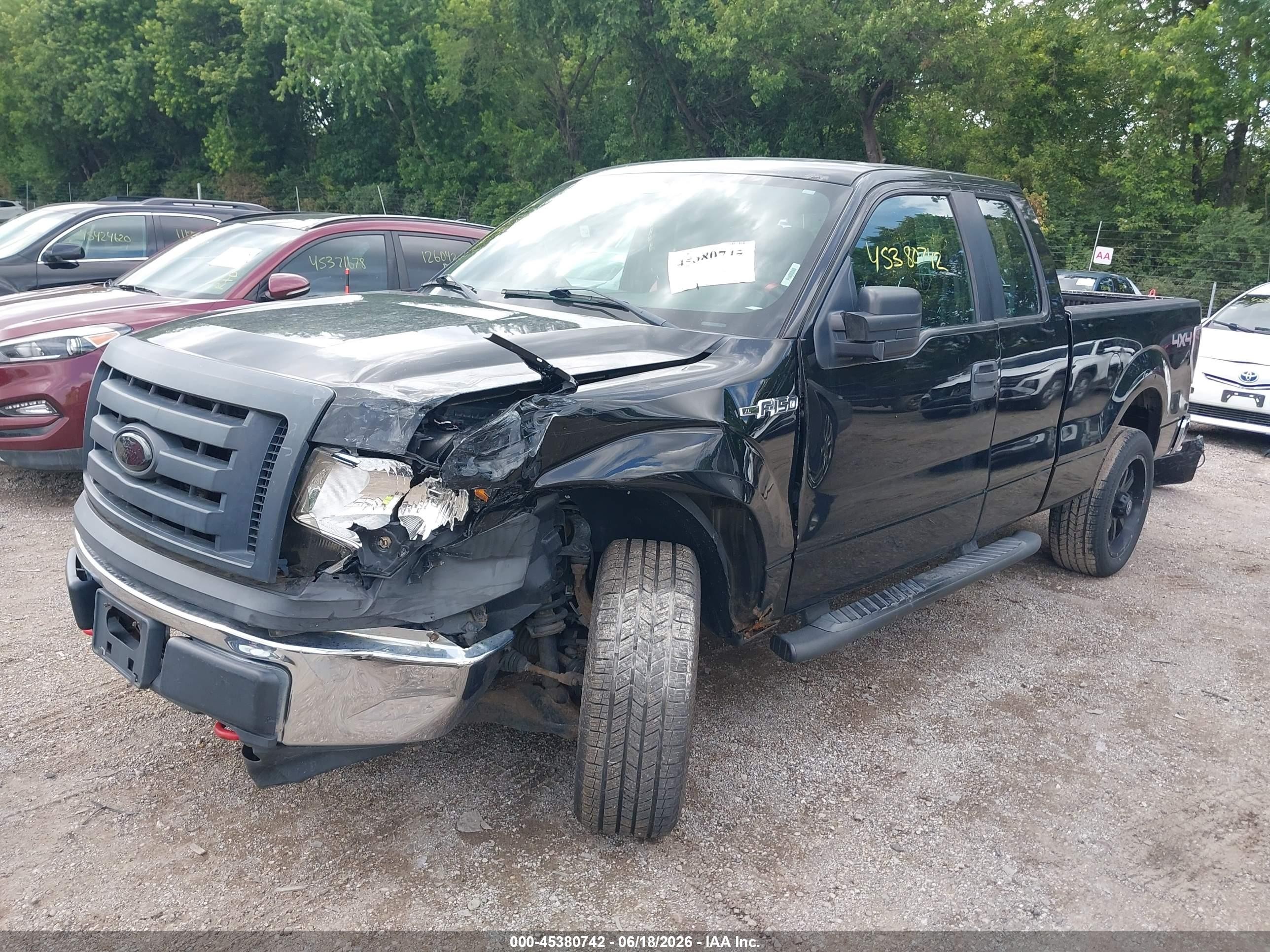 2011 Ford F-150 Stx/xl/xlt Black vin: 1FTEX1EM2BFD33710