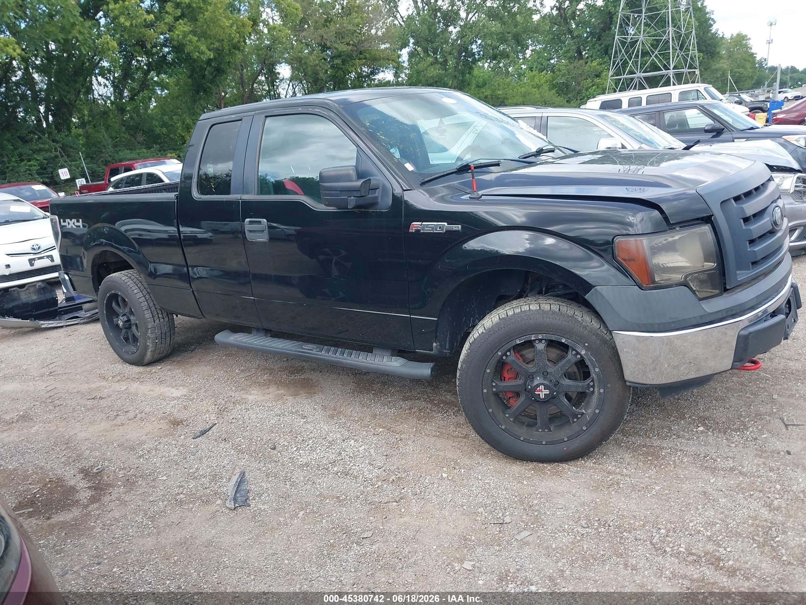 2011 Ford F-150 Stx/xl/xlt Black vin: 1FTEX1EM2BFD33710