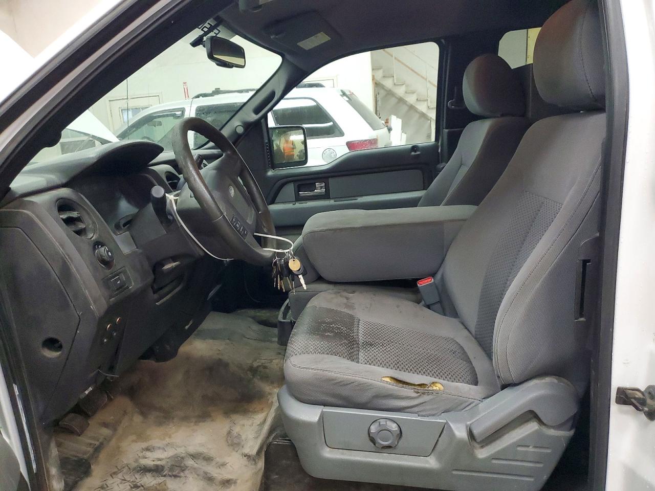 2012 Ford F150 Super Cab White vin: 1FTEX1EM2CFB56156