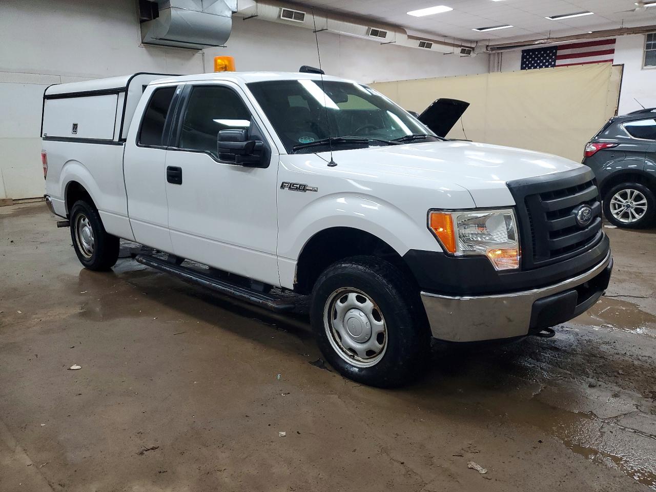2012 Ford F150 Super Cab White vin: 1FTEX1EM2CFB56156
