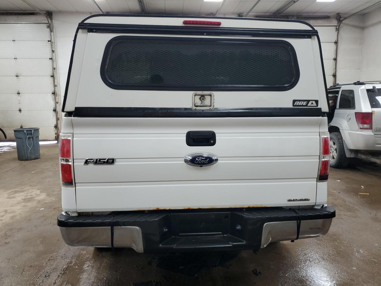 2012 Ford F150 Super Cab White vin: 1FTEX1EM2CFB56156 Damage: Tailgate, Rust, > 12 Inches