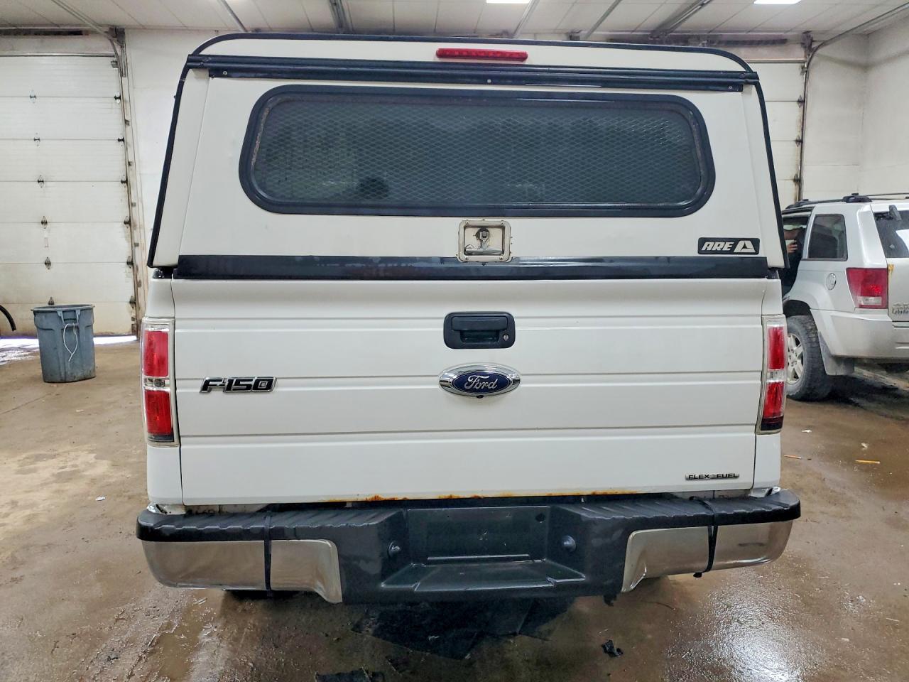 2012 Ford F150 Super Cab White vin: 1FTEX1EM2CFB56156