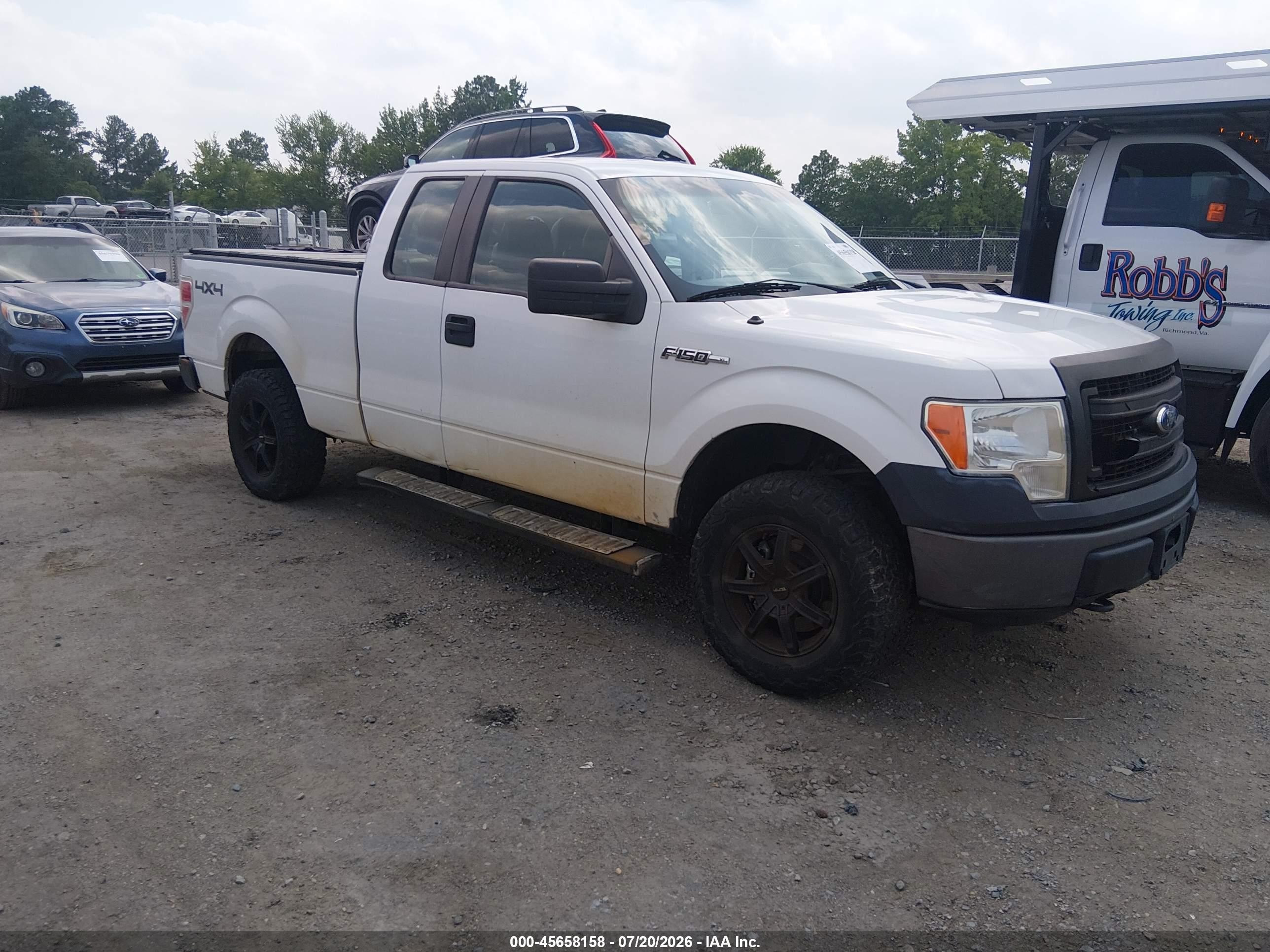 2013 Ford F-150 Xl White vin: 1FTEX1EM2DFA93884