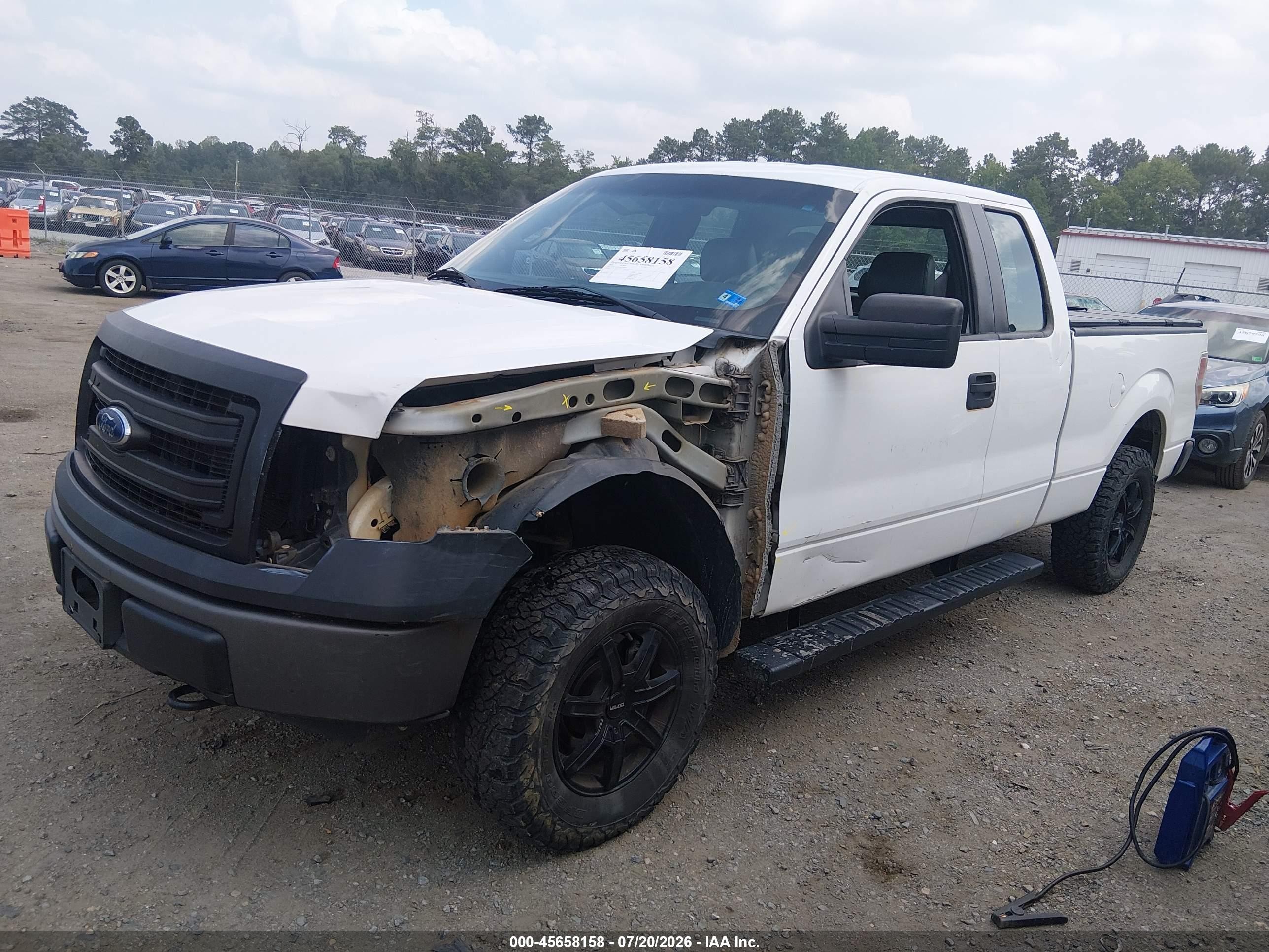 2013 Ford F-150 Xl White vin: 1FTEX1EM2DFA93884