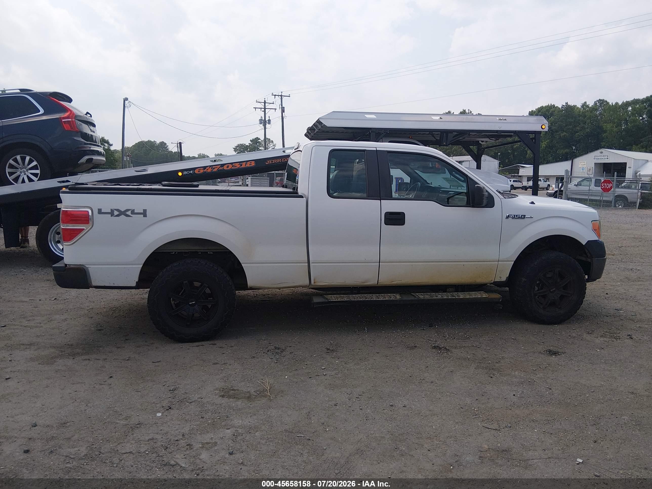 2013 Ford F-150 Xl White vin: 1FTEX1EM2DFA93884
