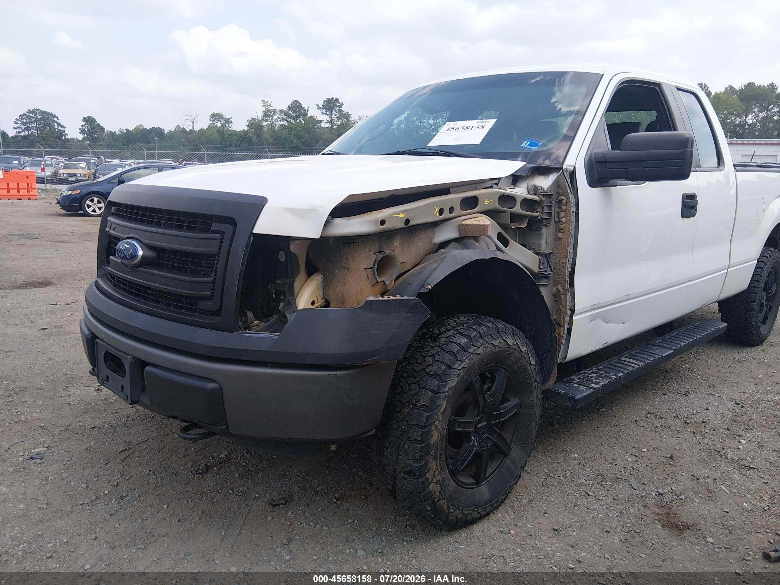 2013 Ford F-150 Xl White vin: 1FTEX1EM2DFA93884